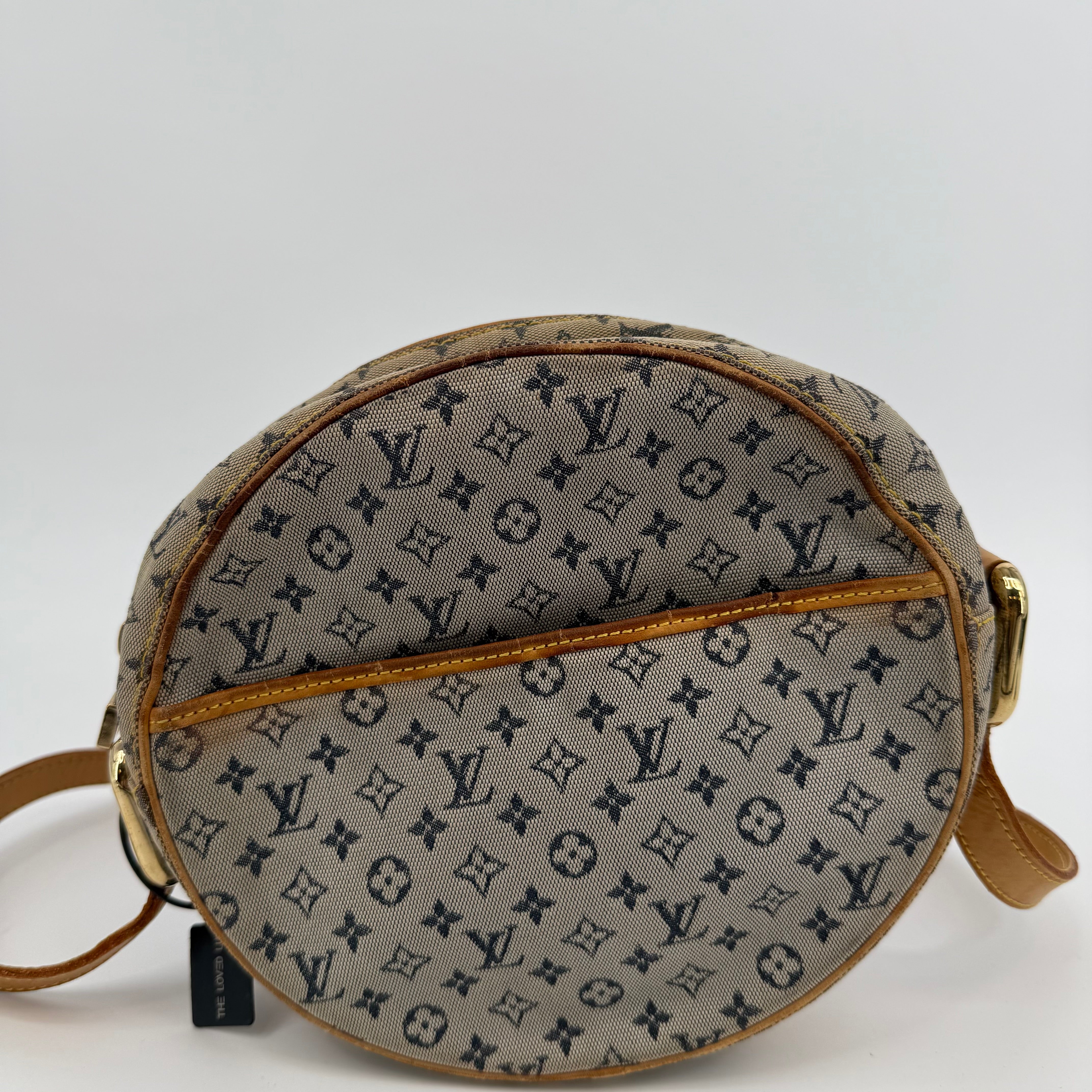 Louis Vuitton Natural Monogram Mini Jeanne GM Round Shoulder Crossbody Bag (L-263)