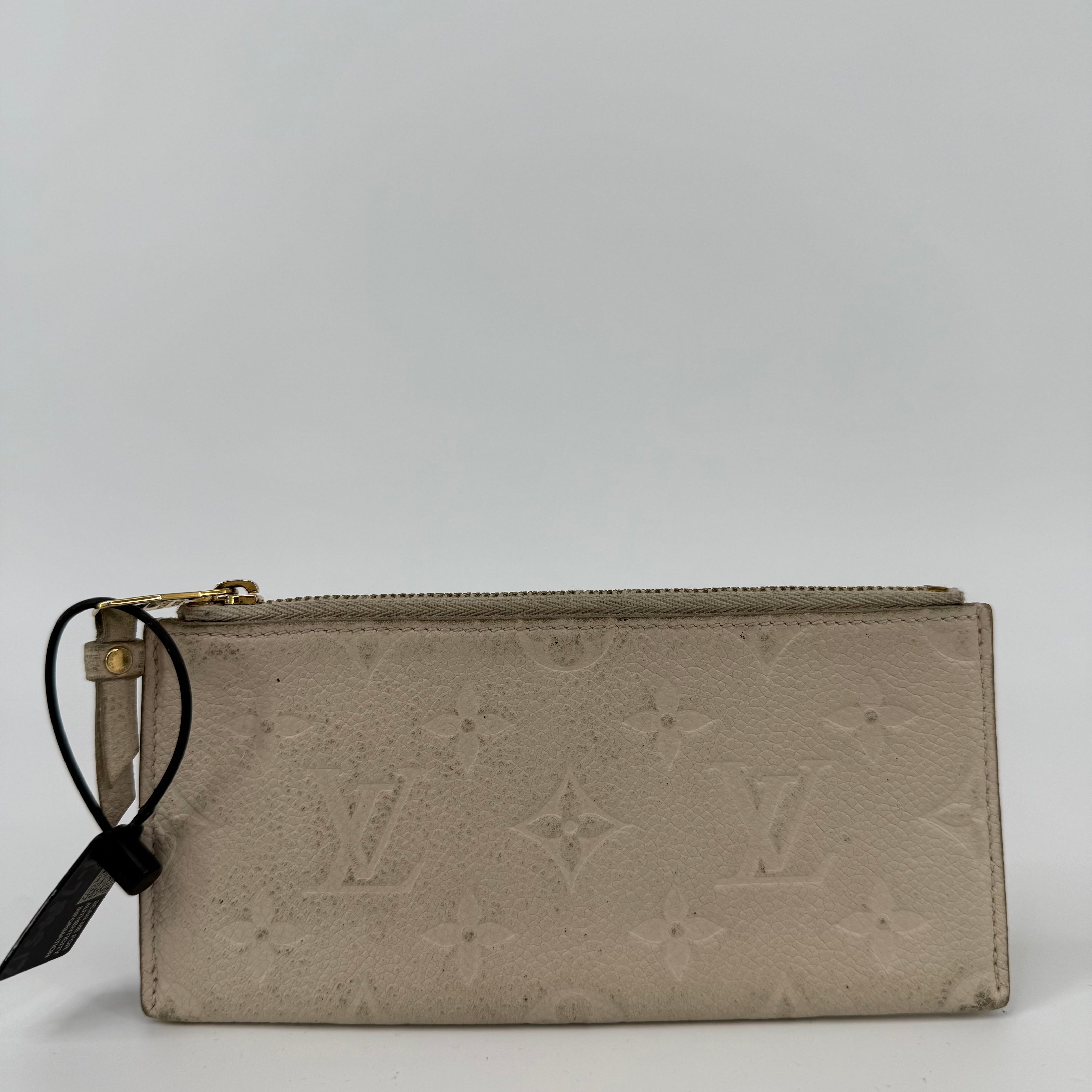 Louis Vuitton White Zip Pochette