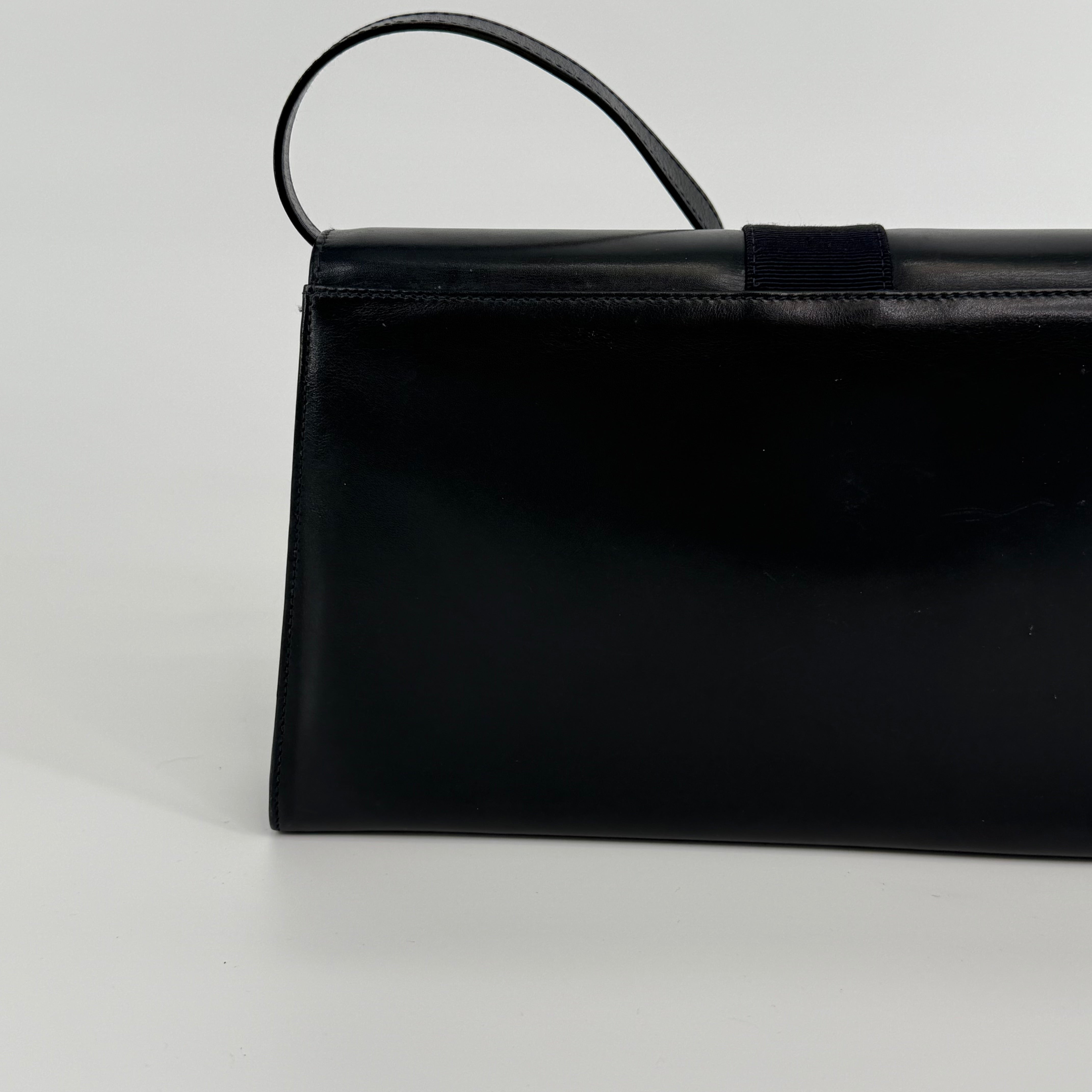 Salvatore Ferragamo Navy Mini Shoulder Crossbody Handbag