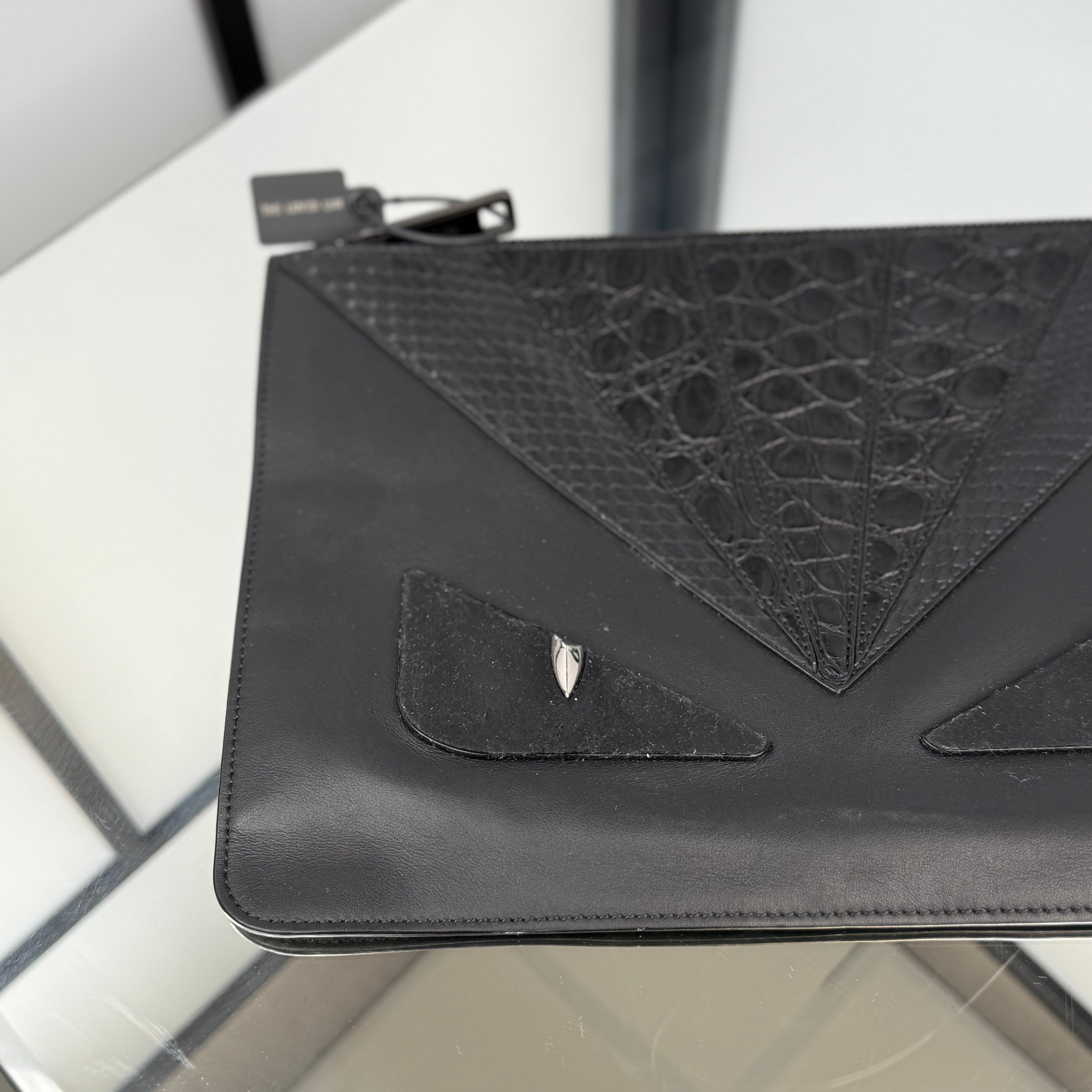 FENDI Monstwr Eyes Clutch Bag