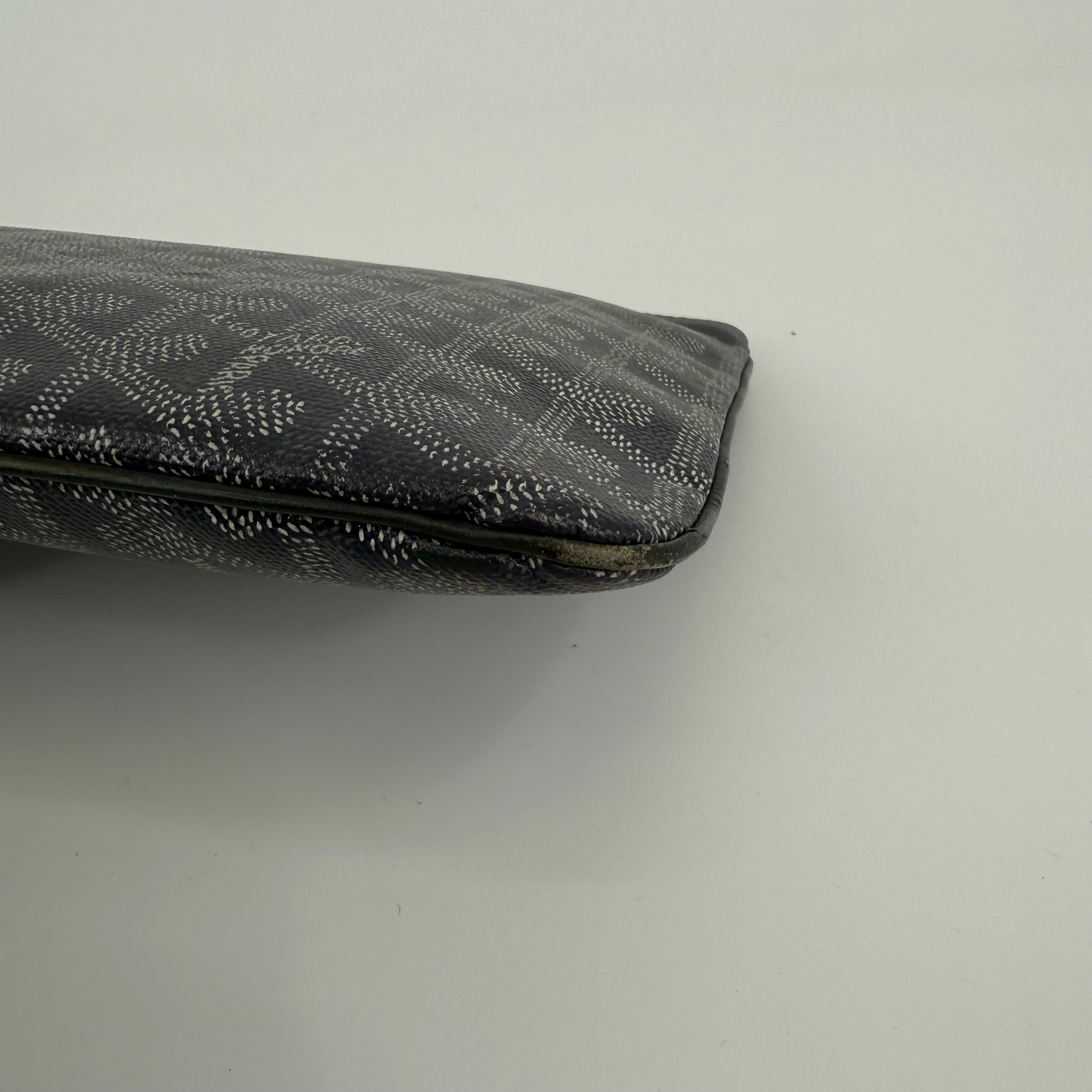 GOYARD Grey Senat Clutch MM