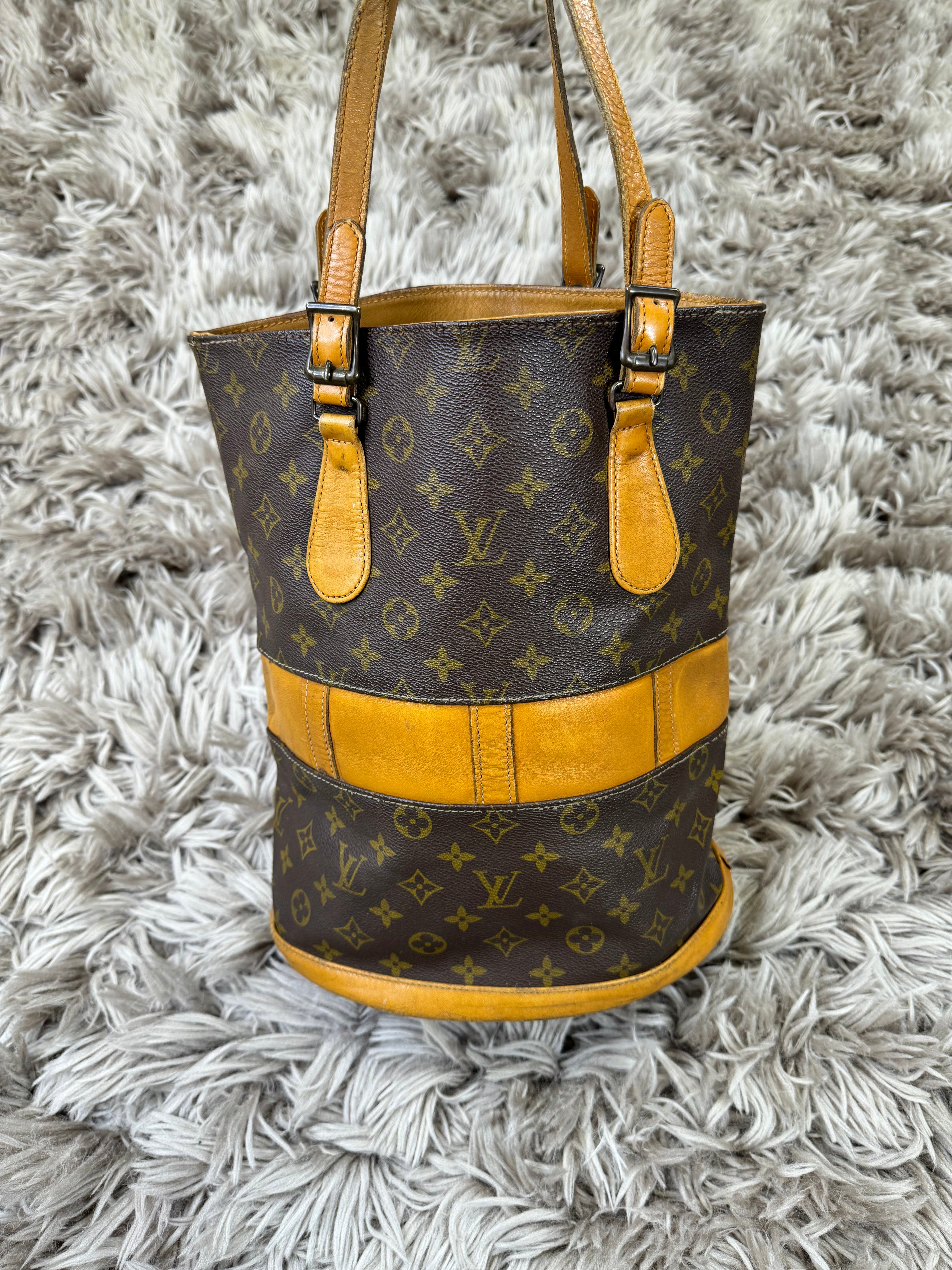 Louis Vuitton monogram bucket bag