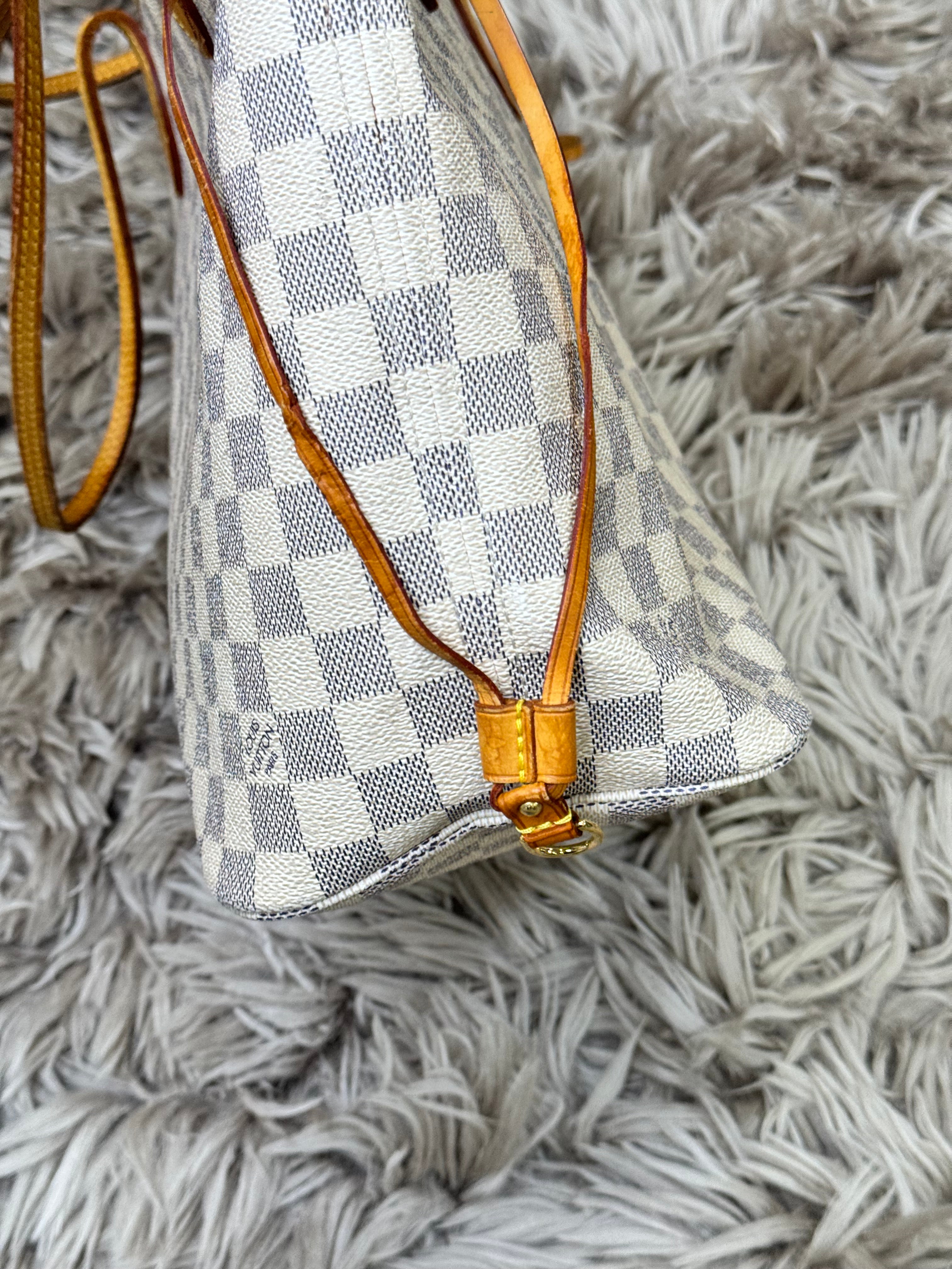 Louis Vuitton neverfull MM Damier azur