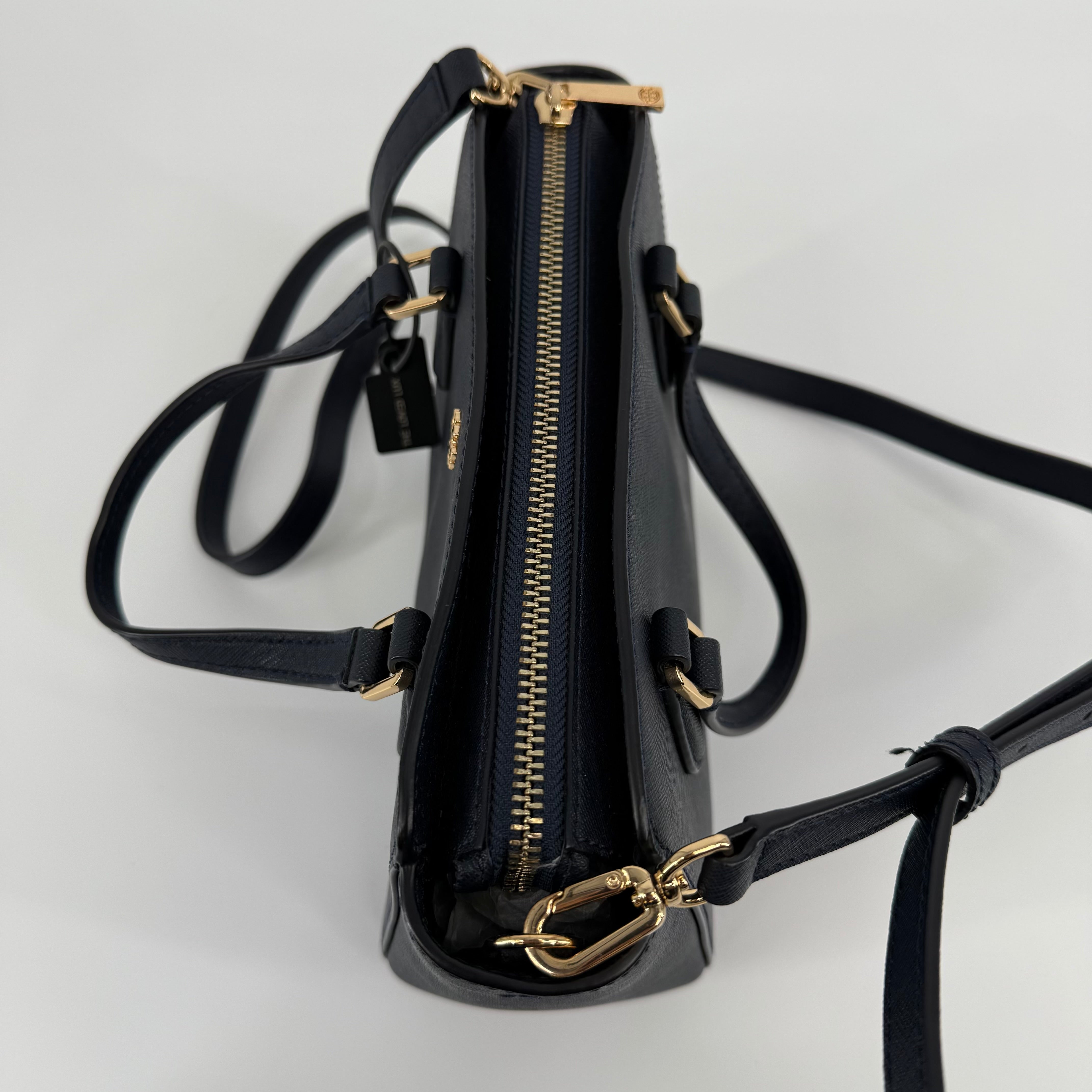 Tory Burch Navy Mini Emerson Handbag