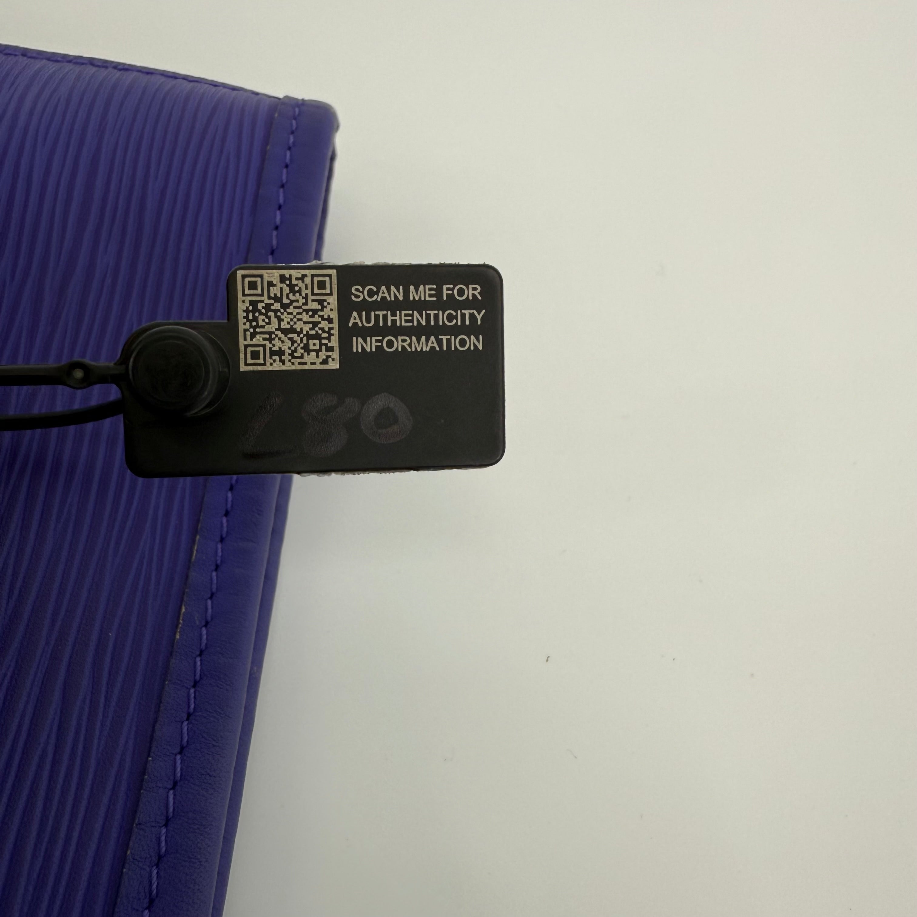 Louis Vuitton Epi Purple Neverfull MM With Pouch