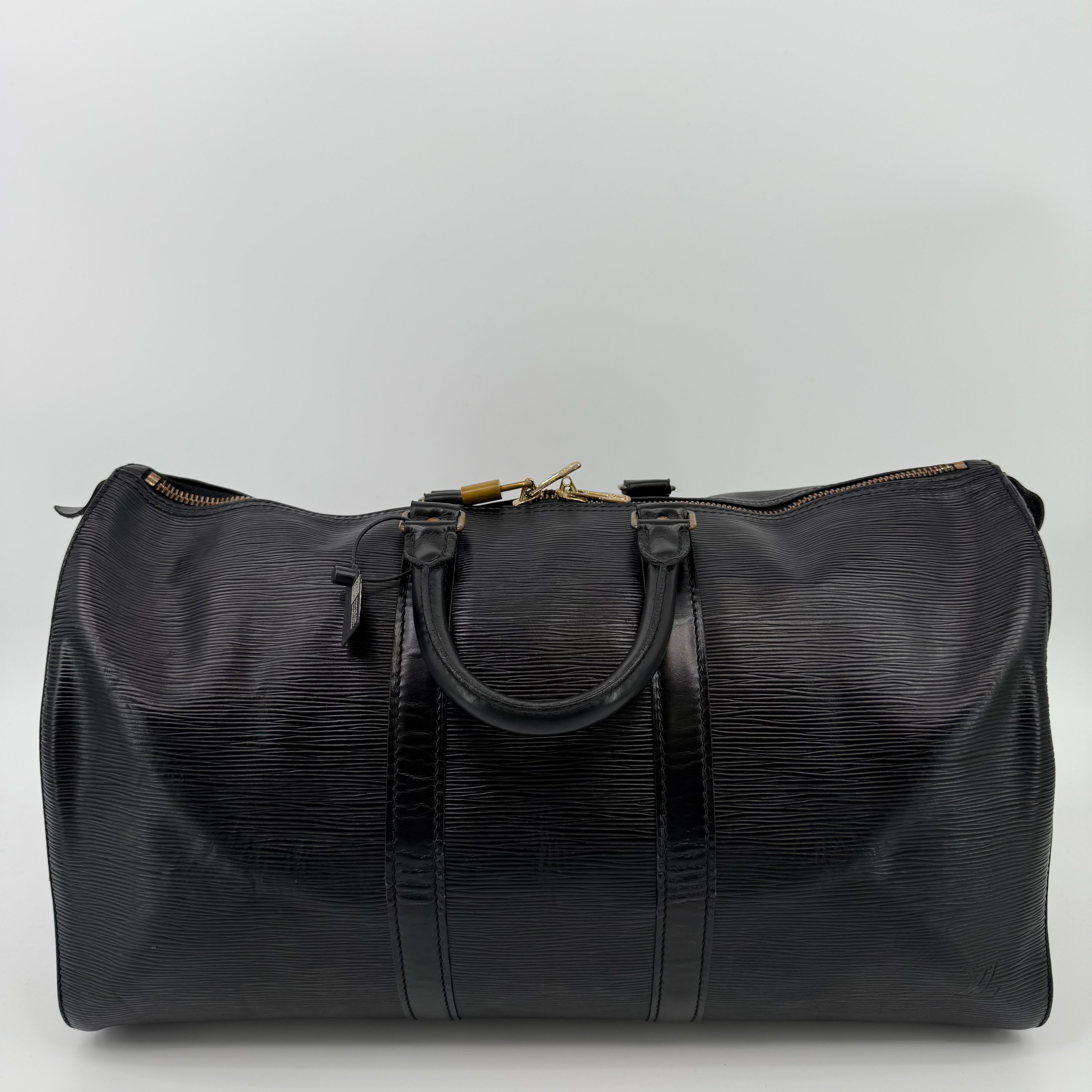 Louis Vuitton Epi Black Keepall 45