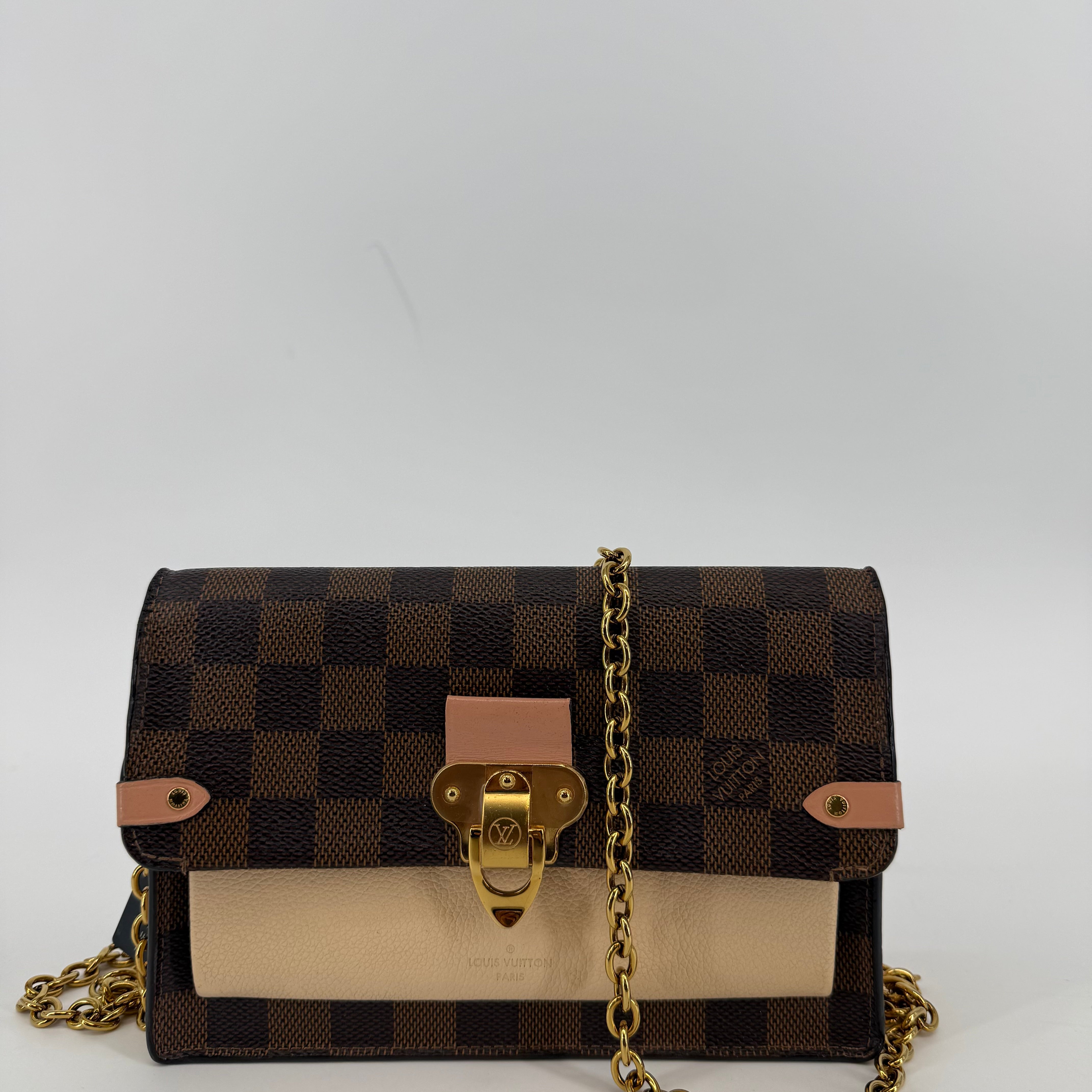 Louis Vuitton Damier Ebene Vavin Shoulder Bag (L-437)