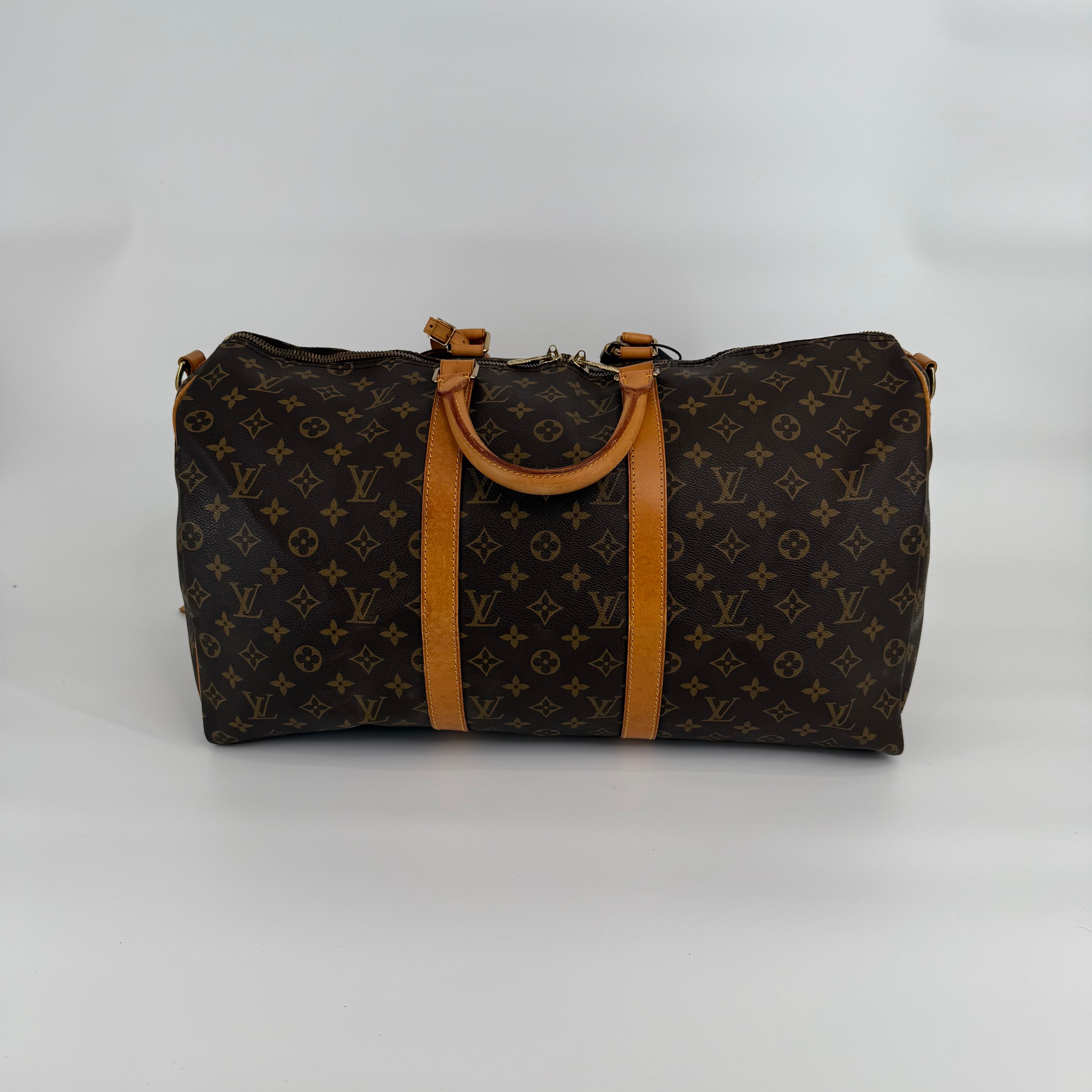 Louis Vuitton Monogram Keepall 50 With Strap