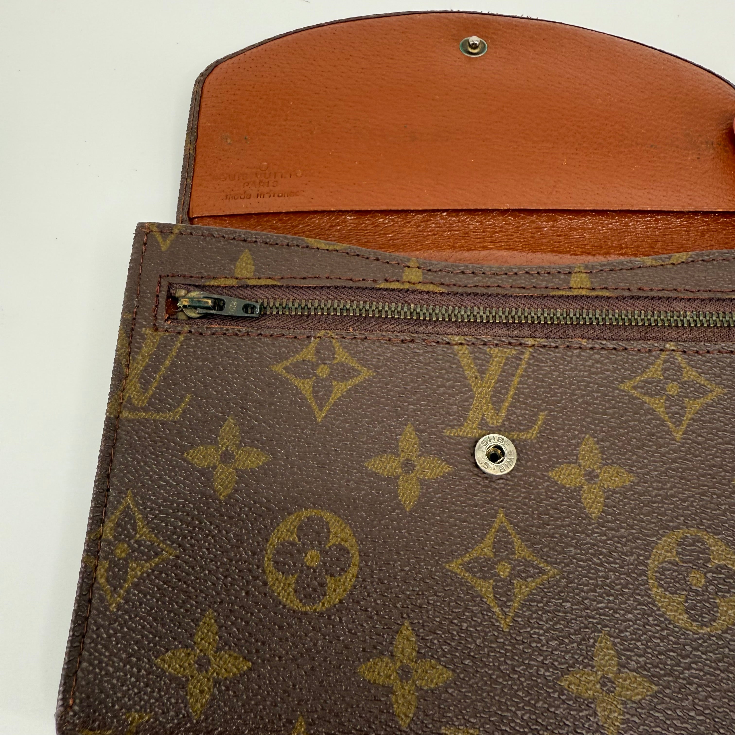 Louis Vuitton Monogram Flap Clutch