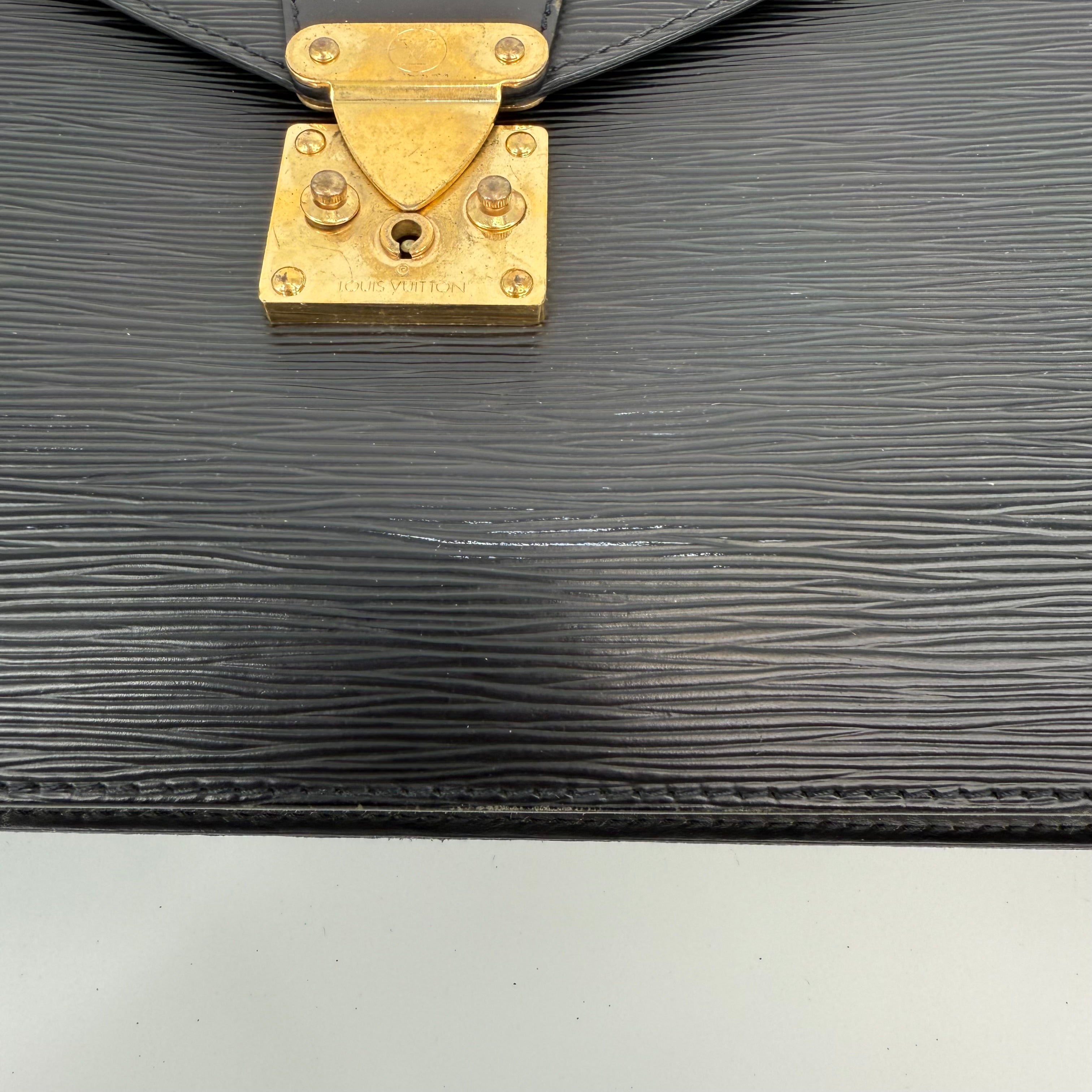 Louis Vuitton Epi Black Briefcase 40cm