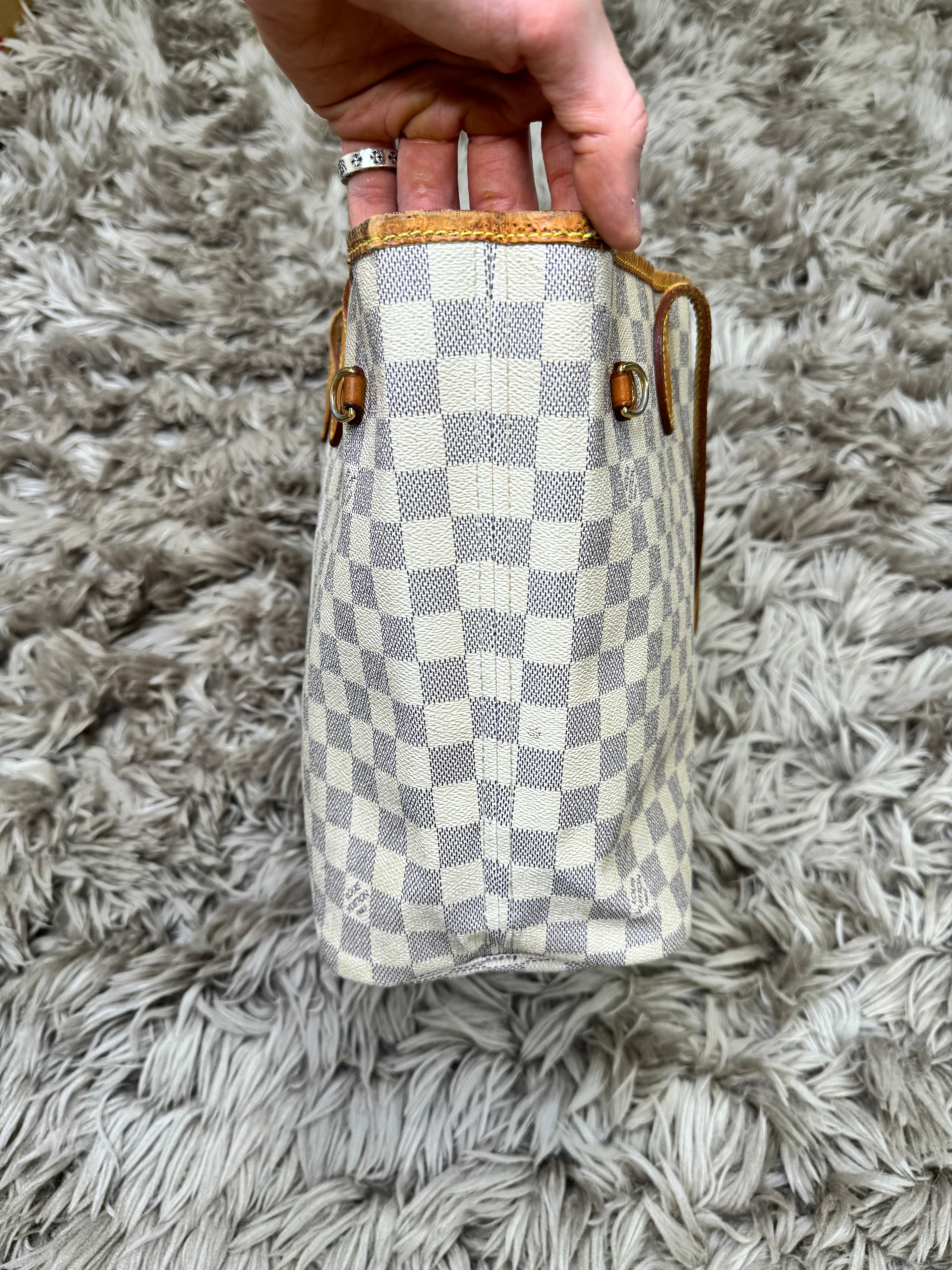 Louis Vuitton neverfull MM Damier azur