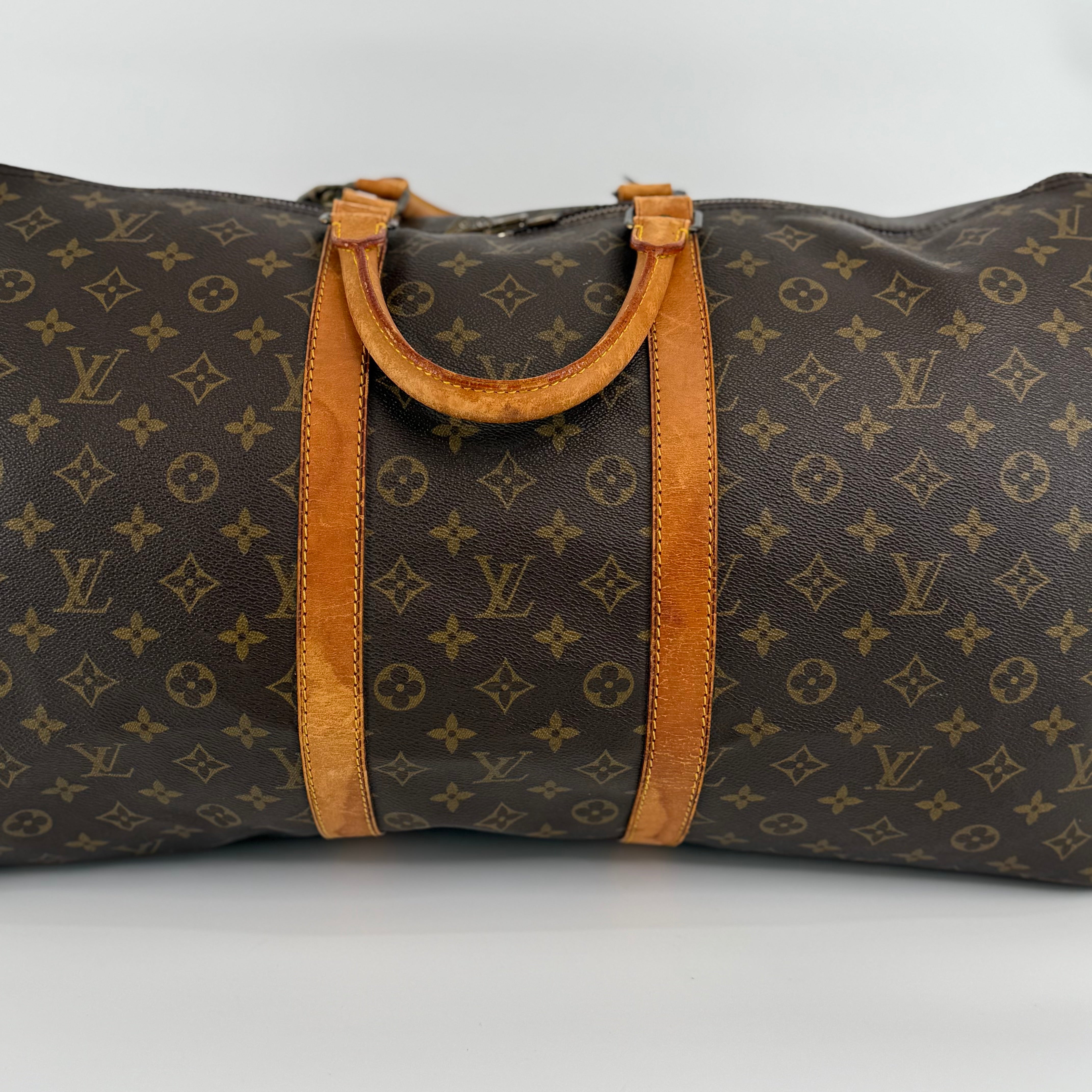 Louis Vuitton Monogram Keepall 55 With Strap