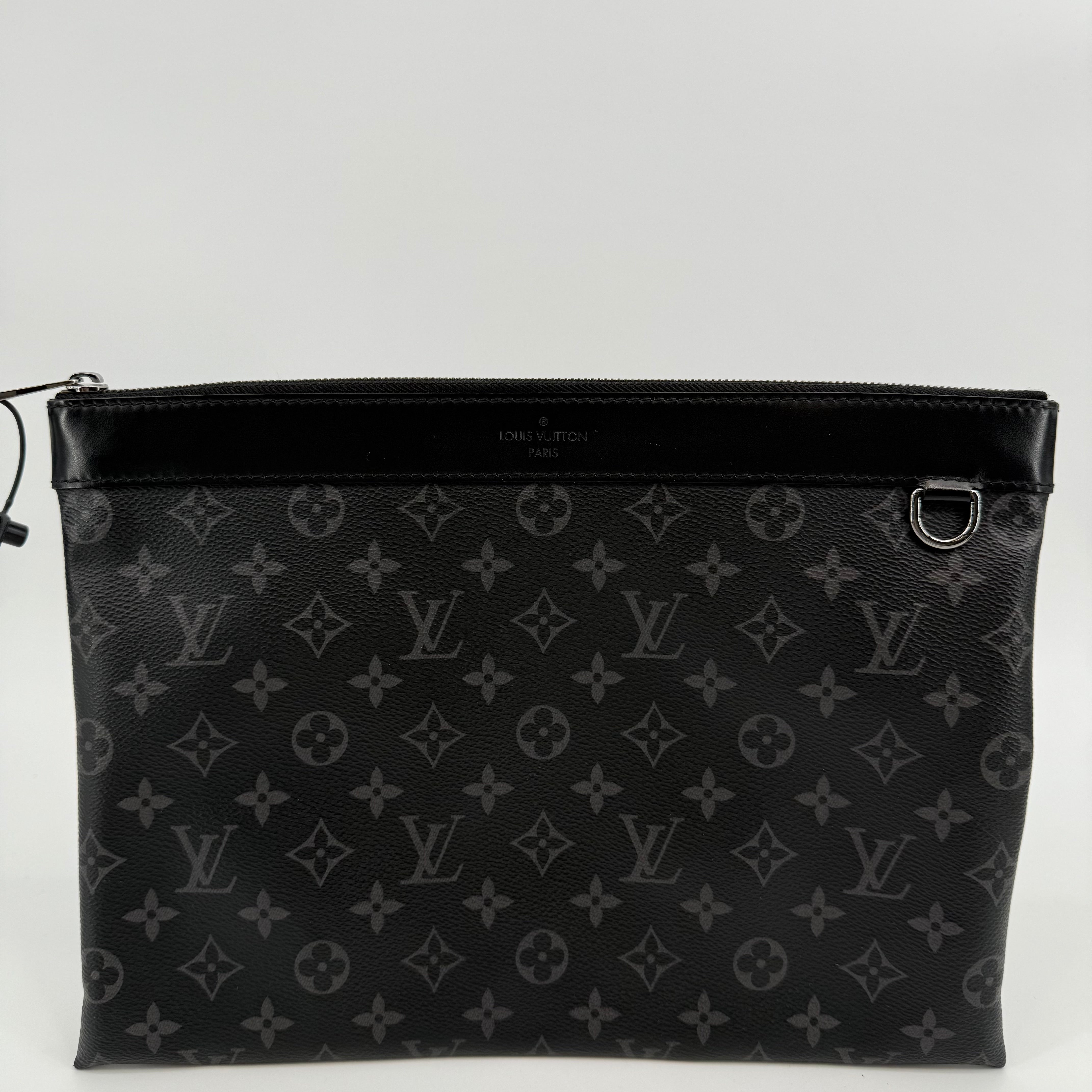 Louis Vuitton Damier Shadow Discovery Clutch Pouch