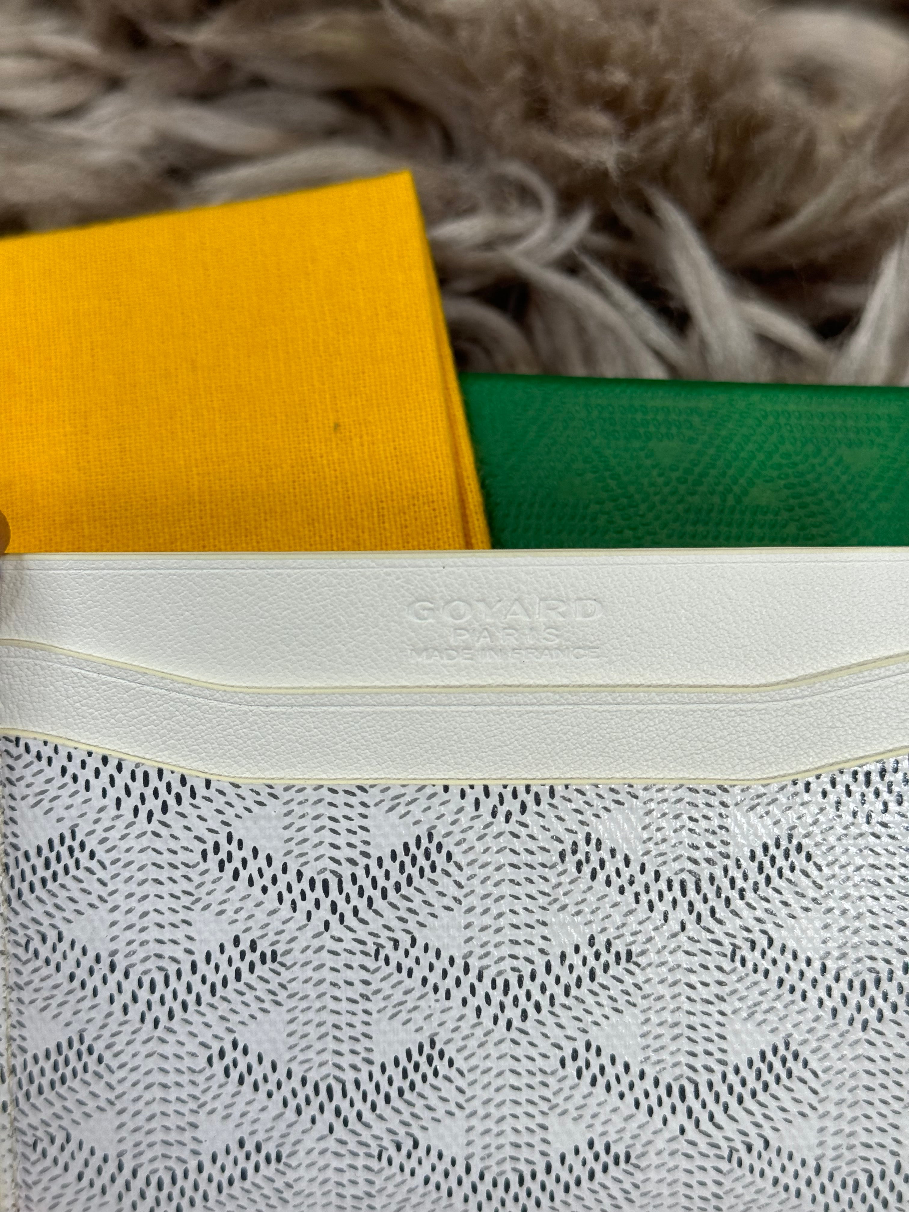 GOYARD white cardholder