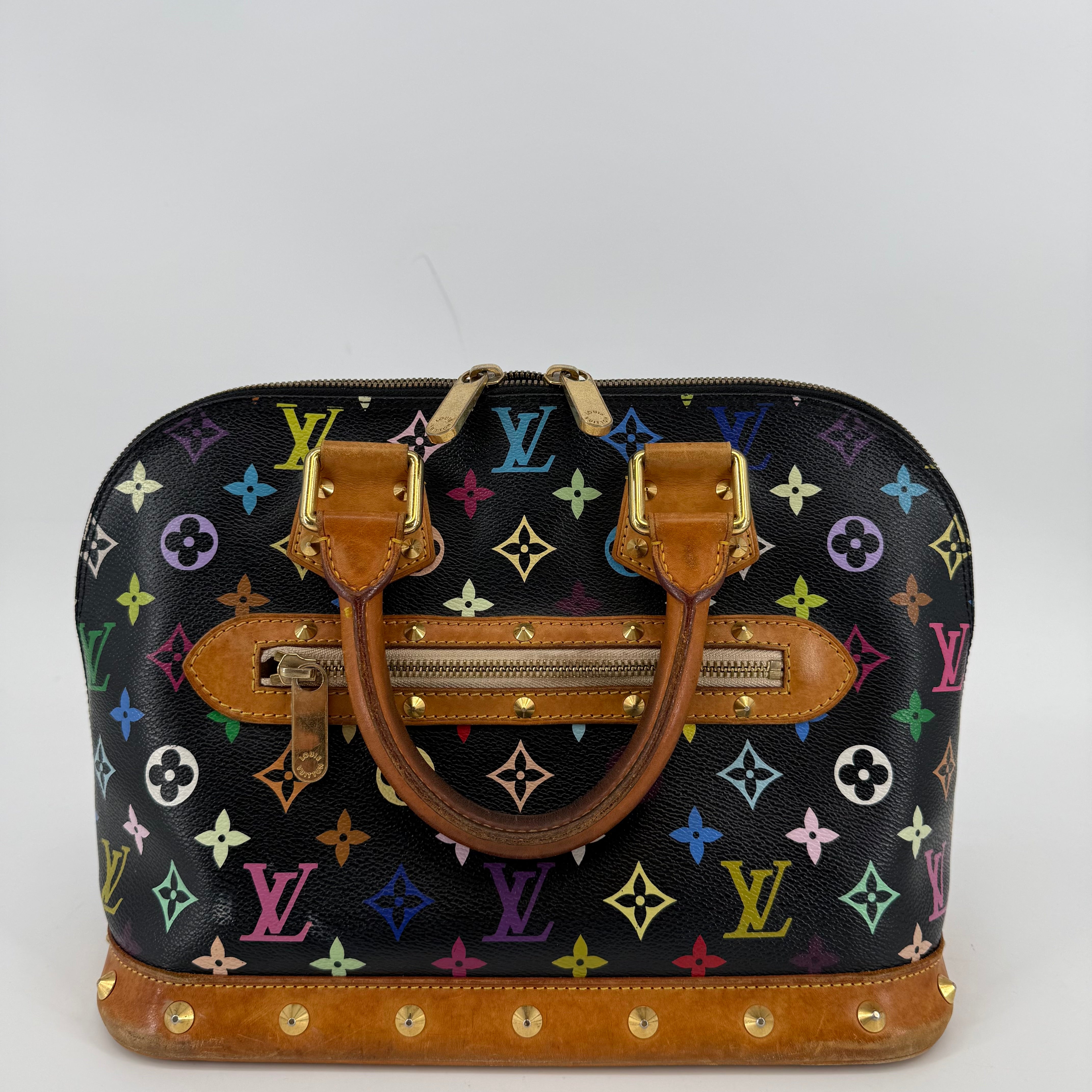 Louis Vuitton Takashi Murakami Black Alma  (Z-2)
