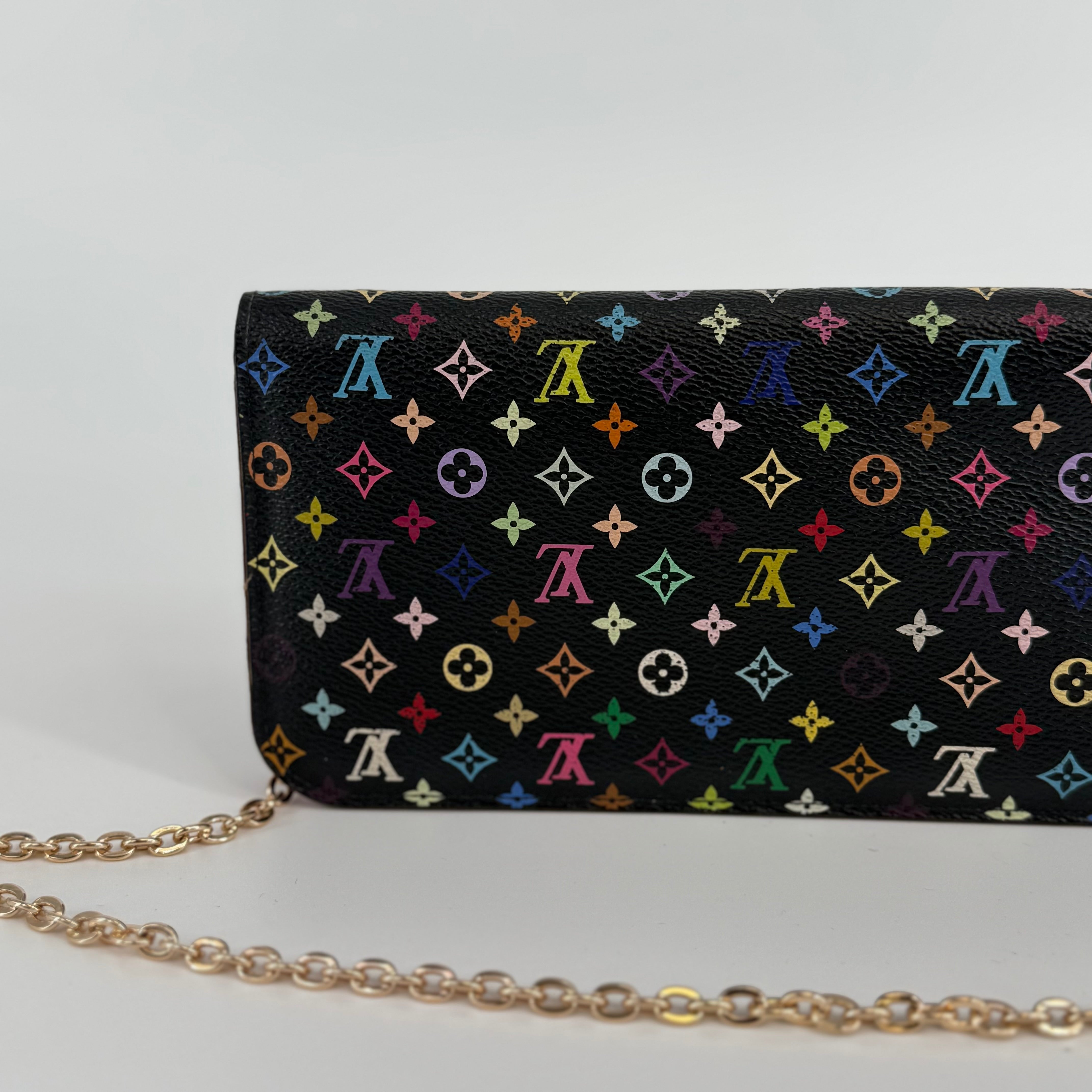 Louis Vuitton Multicolour Long Wallet On Chain