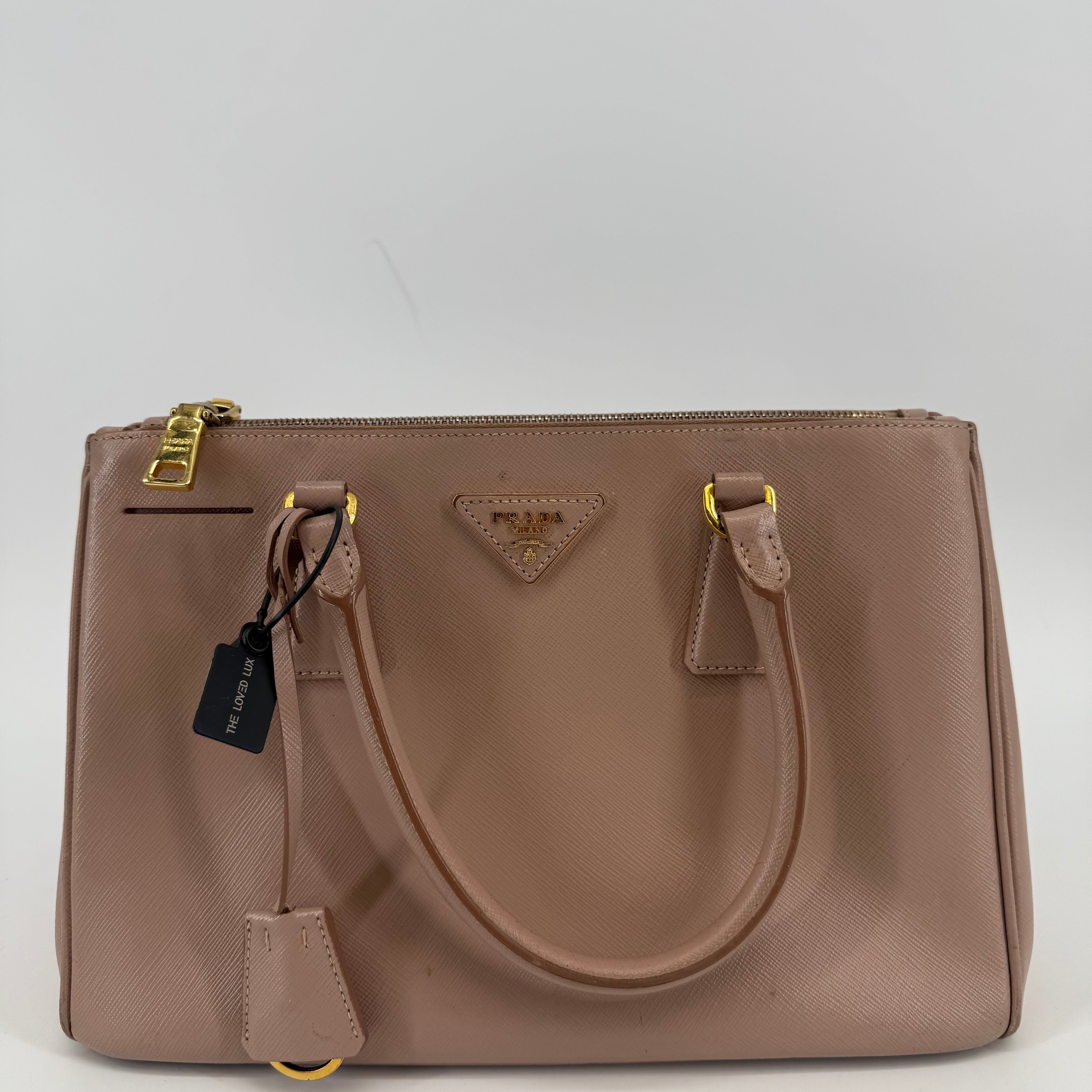 PRADA Nude Galleria Saffiano Handbag (986812)