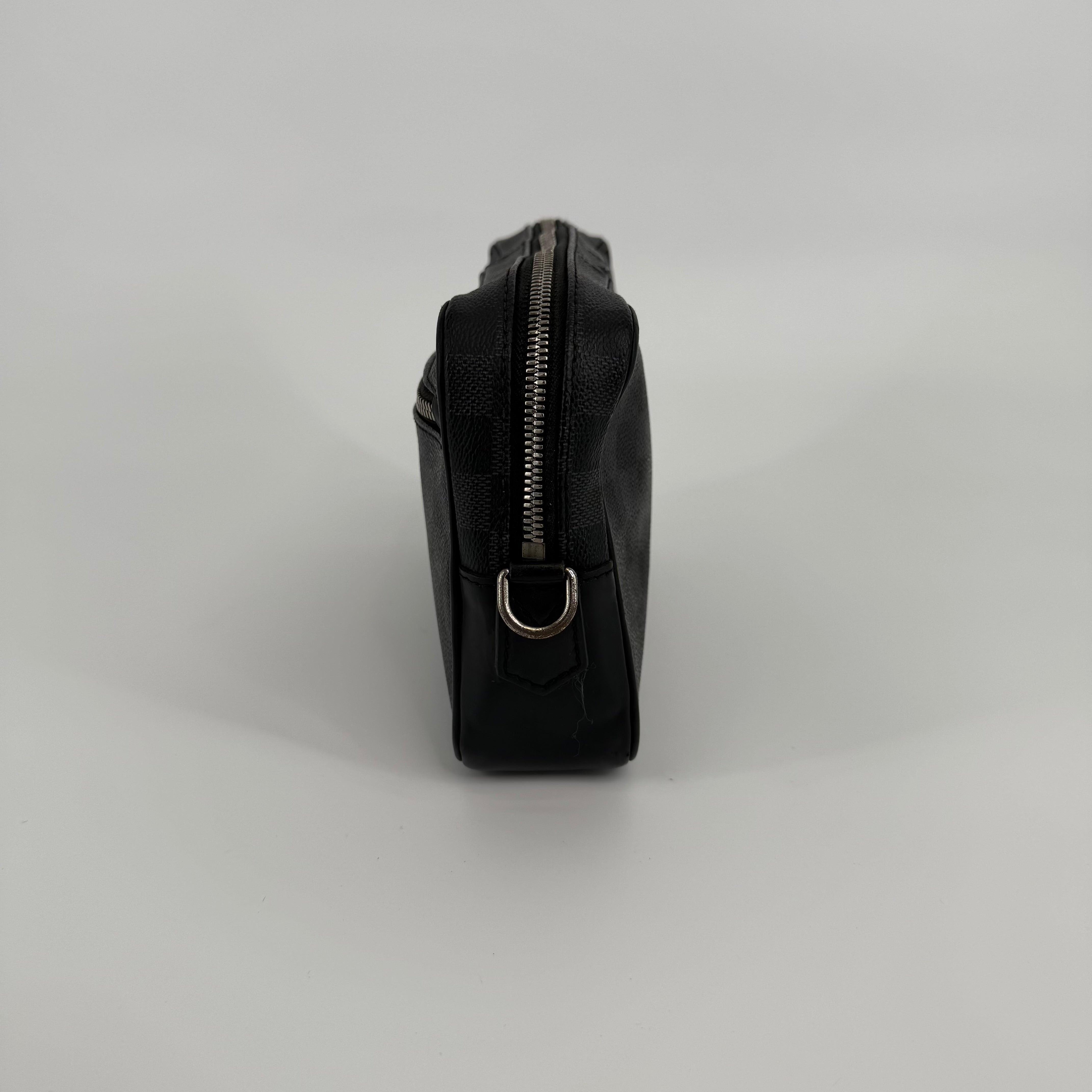 Louis Vuitton Damier Graphite Kasai Clutch Bag