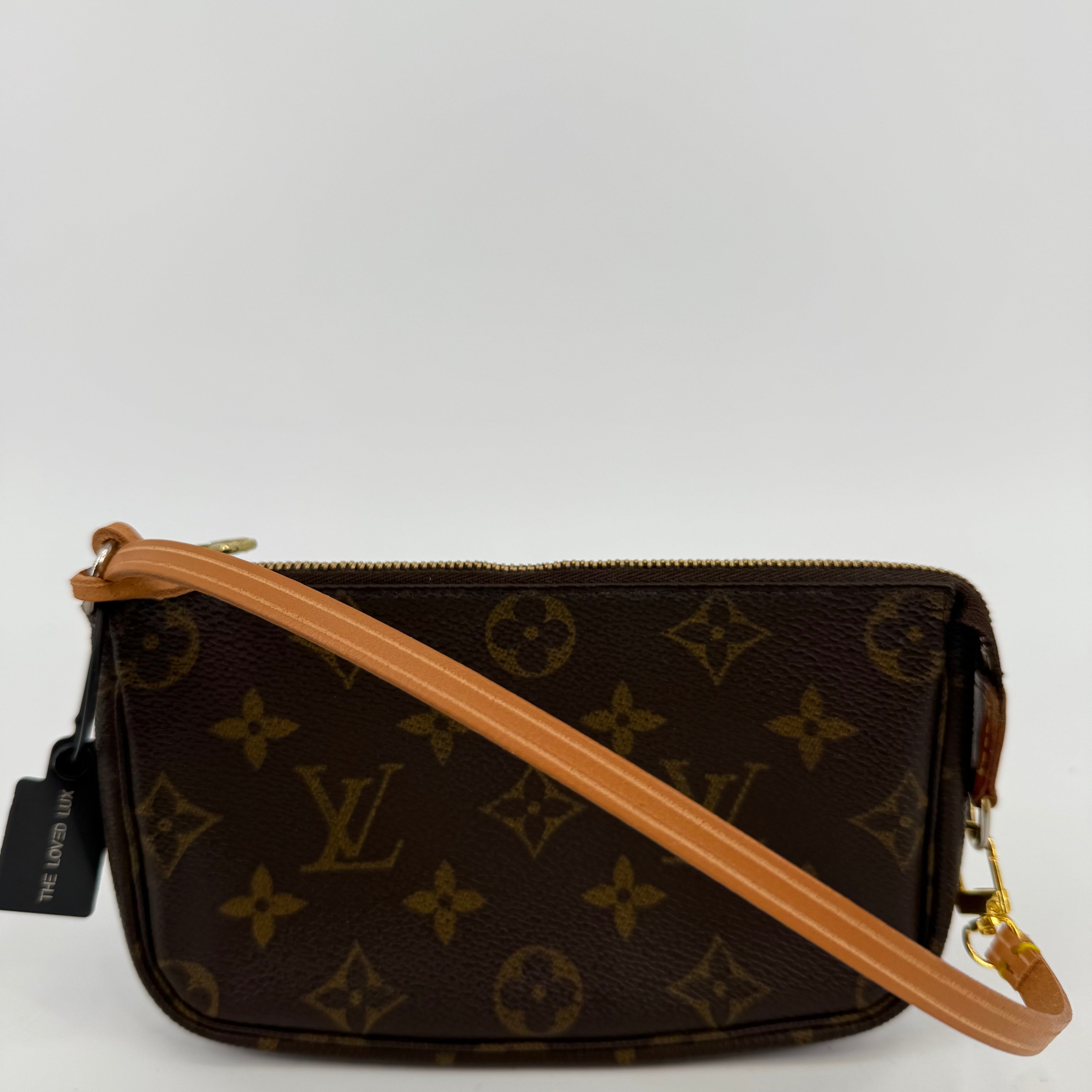 Louis Vuitton Monogram Pochette 16 (879915) (Replacement Strap)