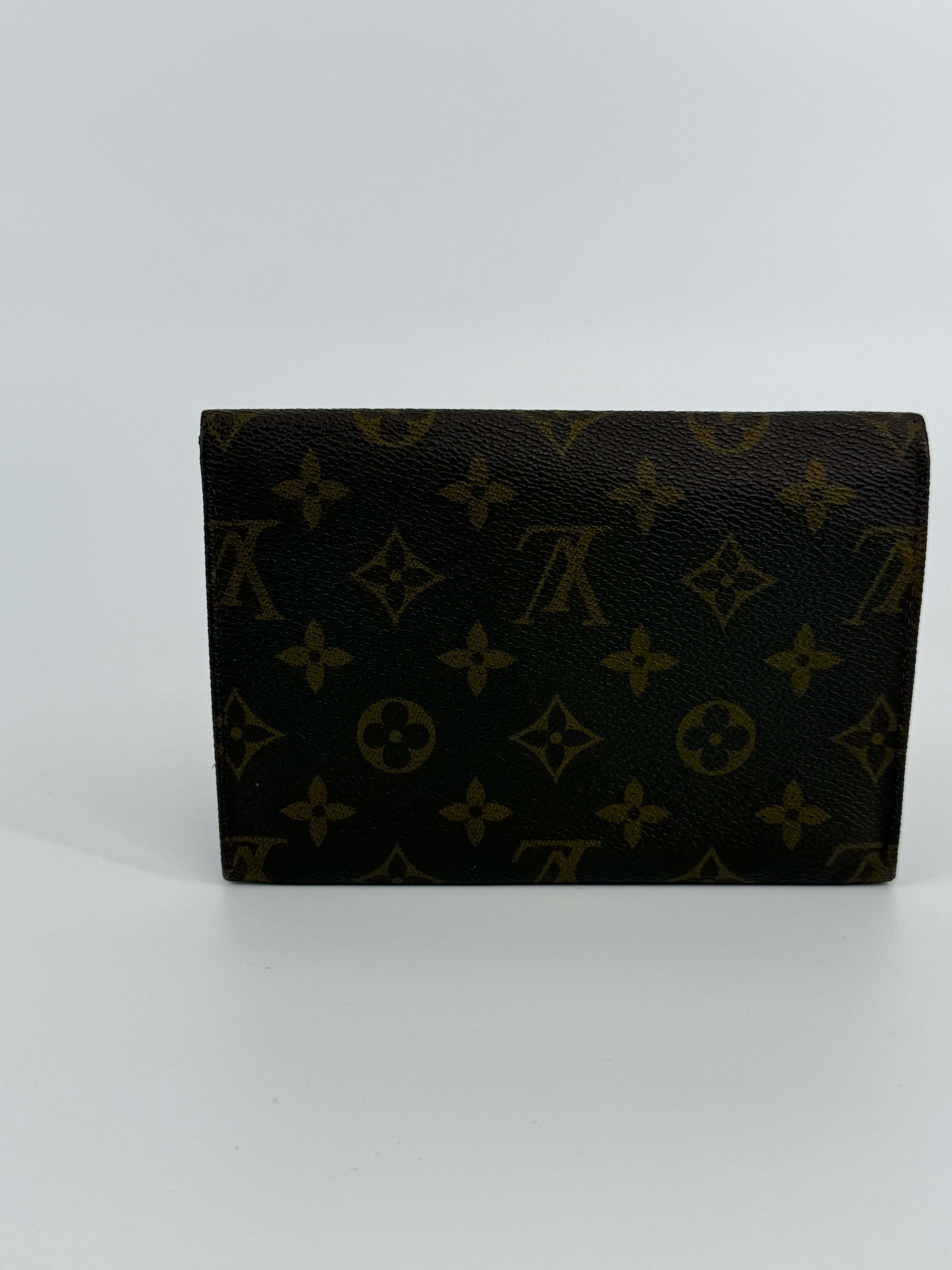 Louis Vuitton Monogram Flap Clutch