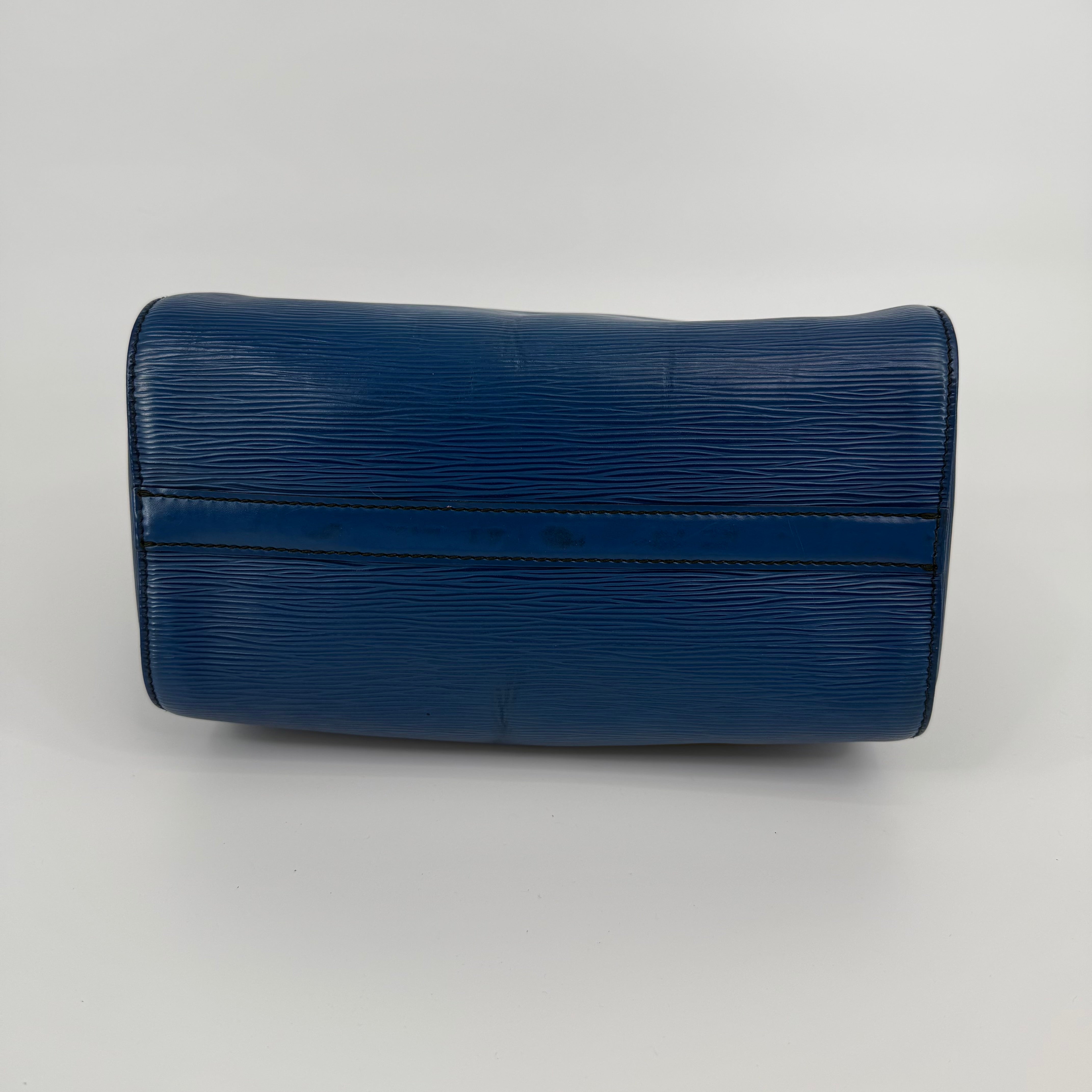 Louis Vuitton Epi Blue Speedy 25