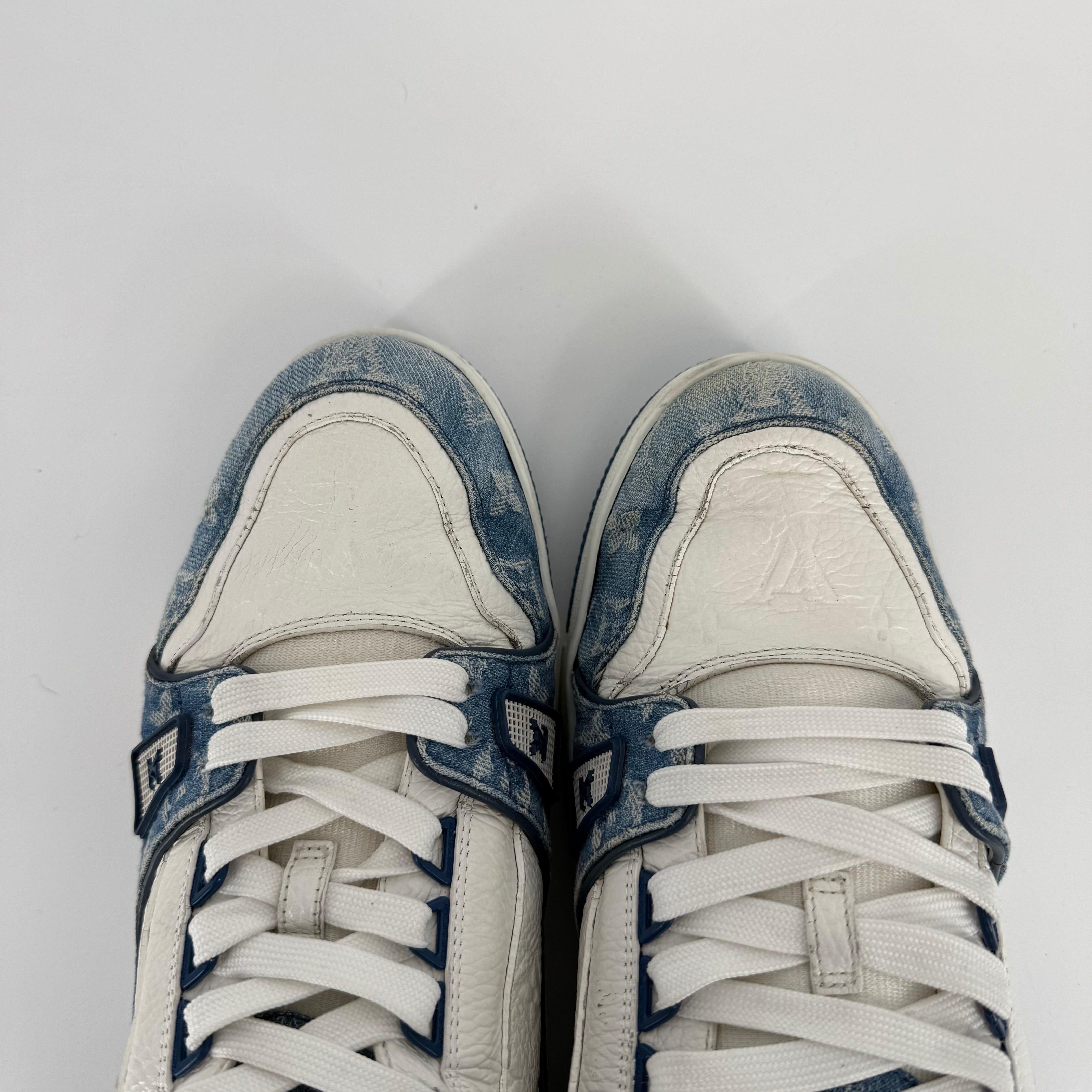 Louis Vuitton Luxury Blue Trainer Size 44