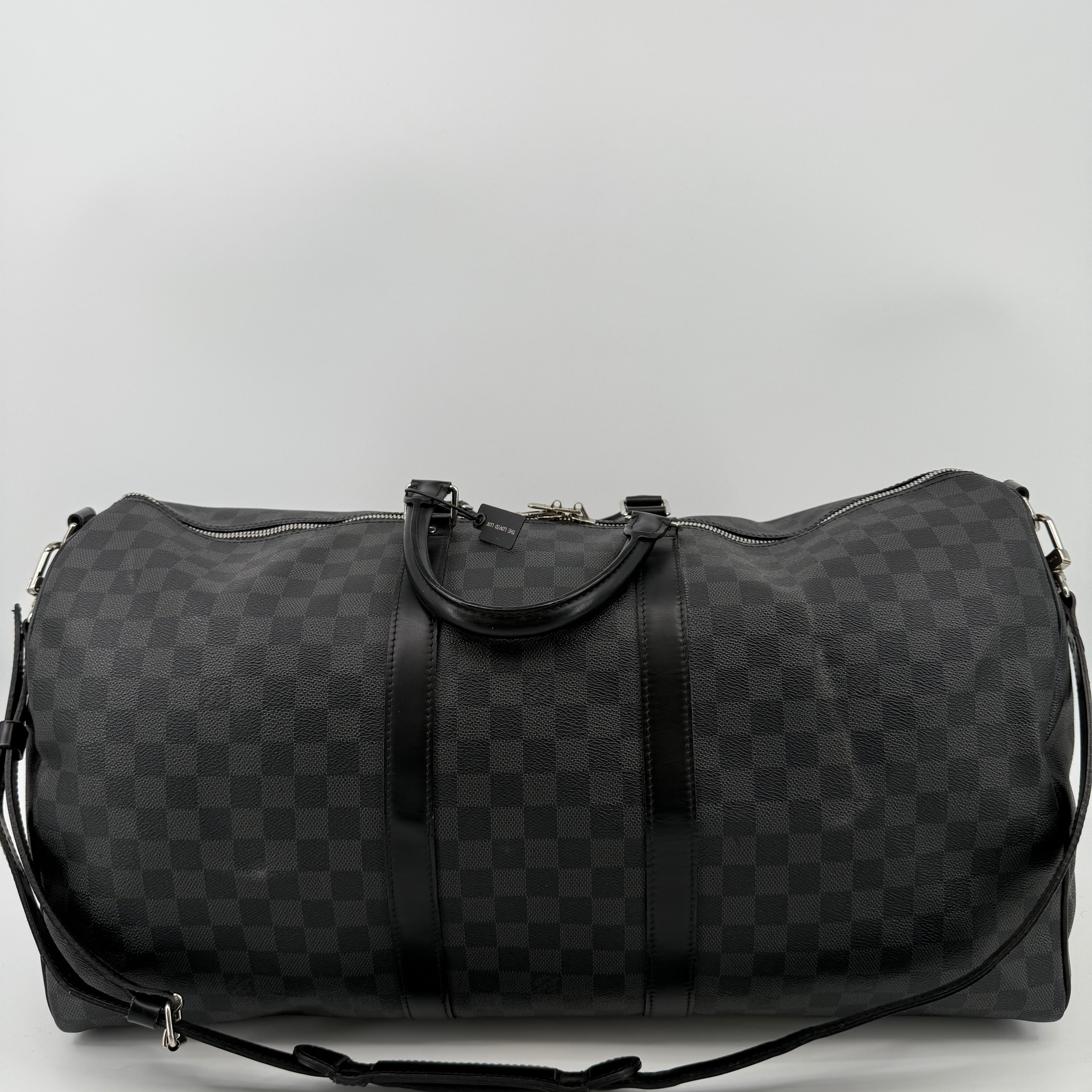 Louis Vuitton Damier Graphite Keepall 55 With Strap