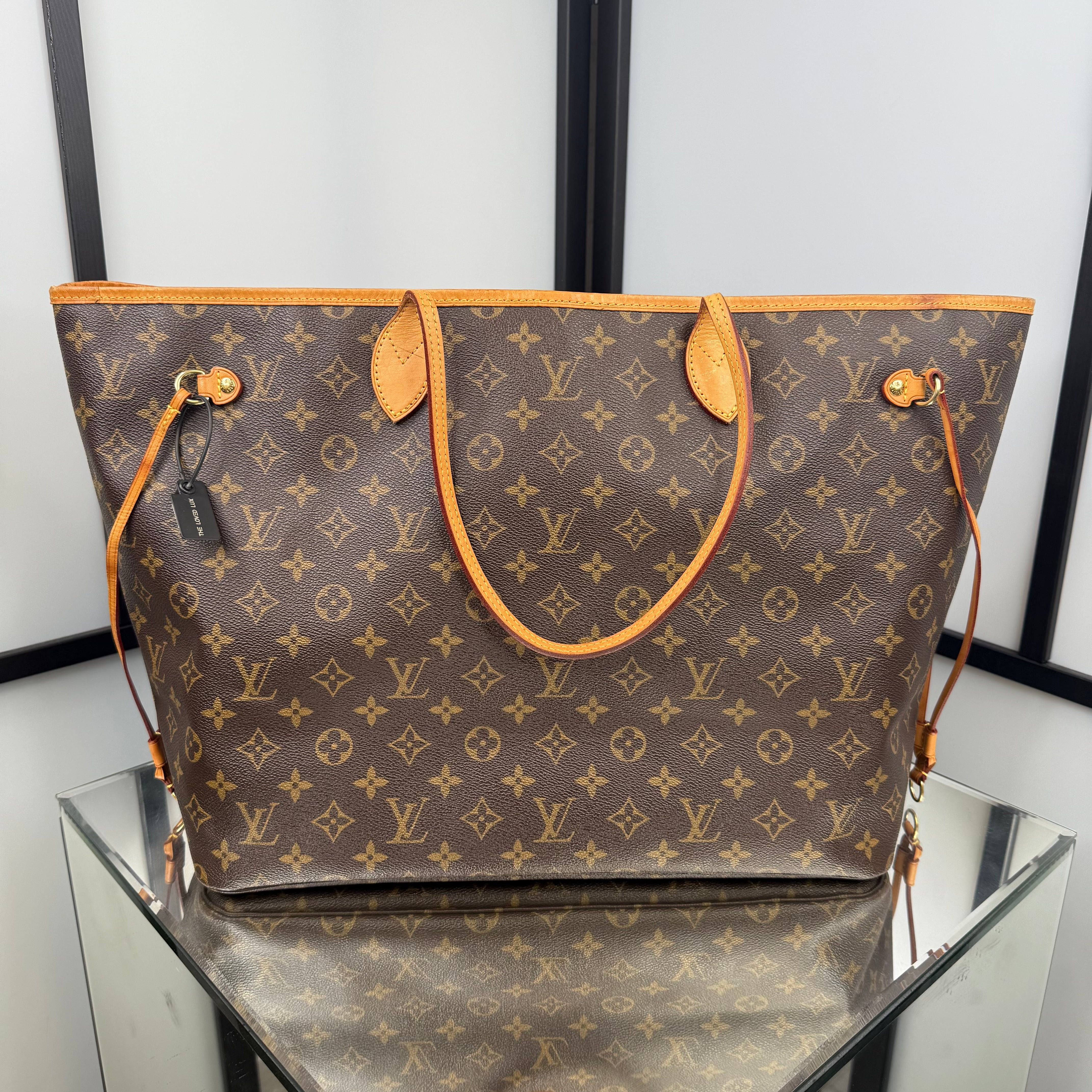 Louis Vuitton Monogram Neverfull GM Purple Interior