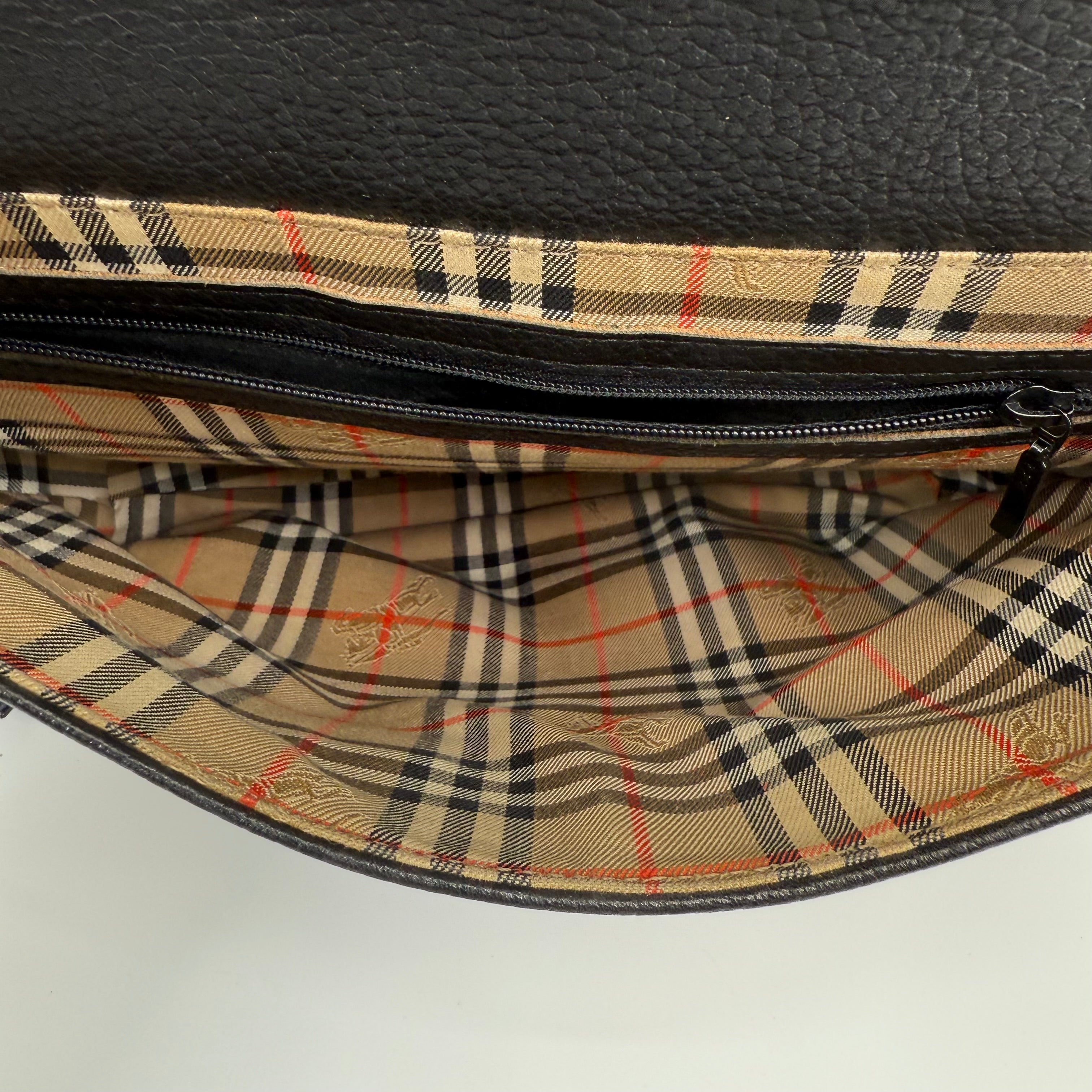 Burberry Black Nova Check Cross Body Bag
