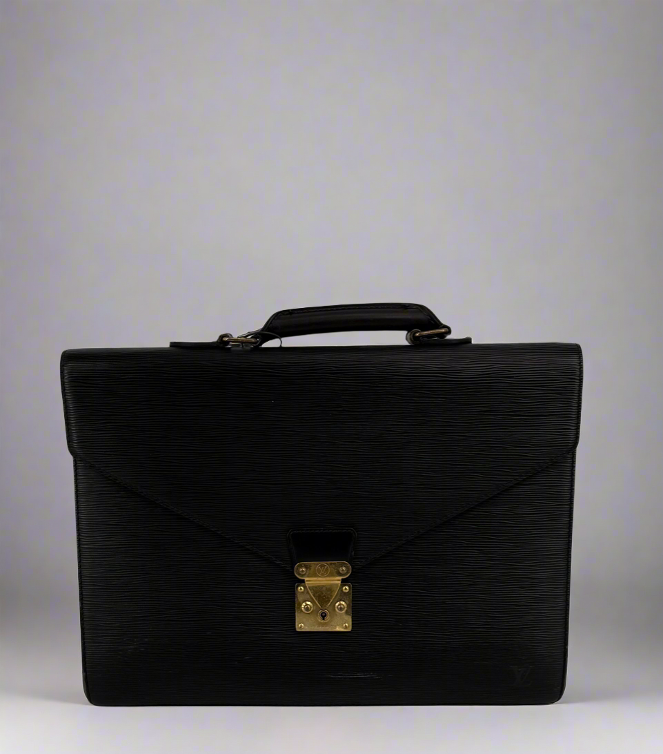 Louis Vuitton Epi Black Briefcase 40cm (825661)