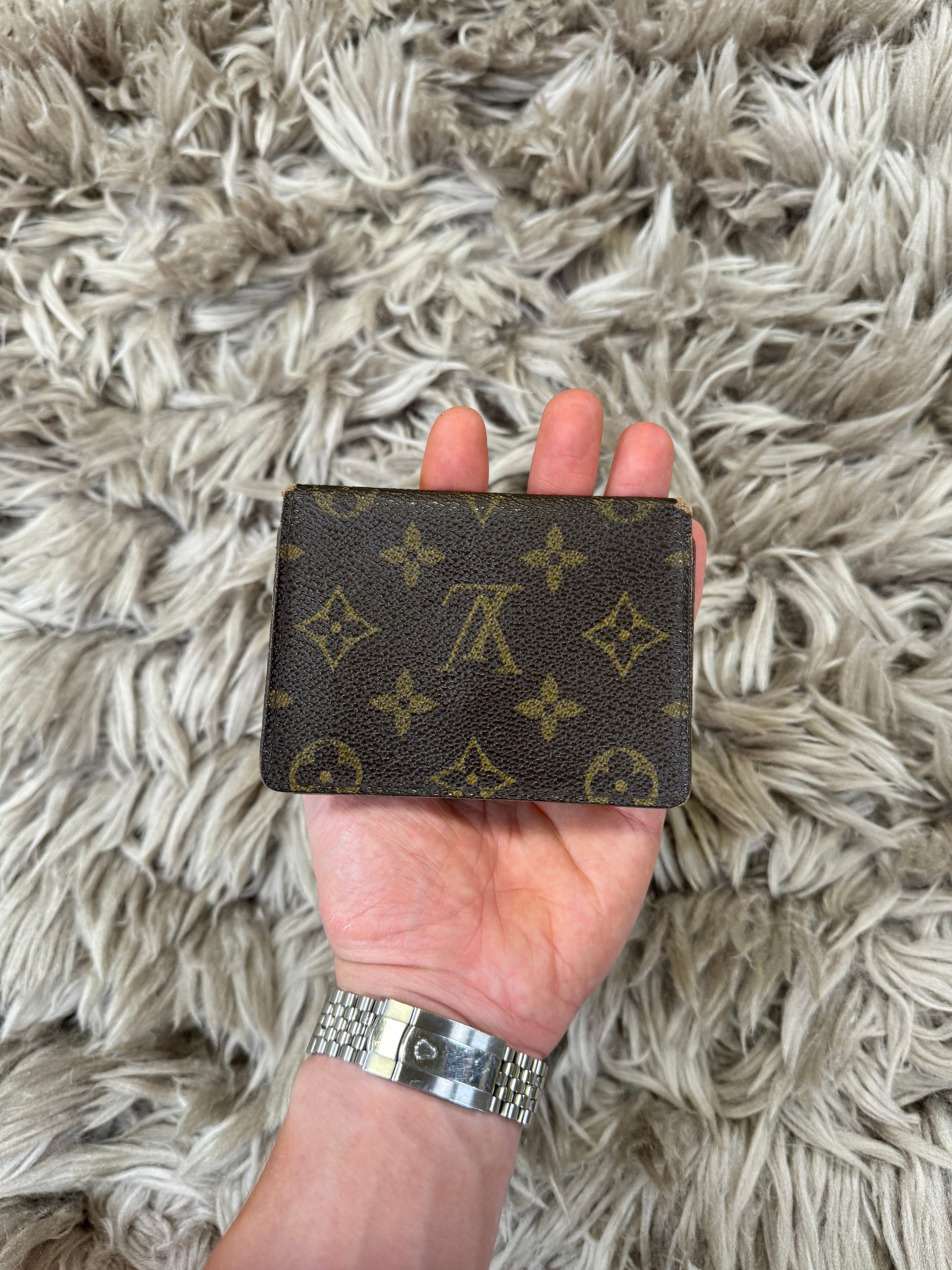 Louis Vuitton flap card organiser