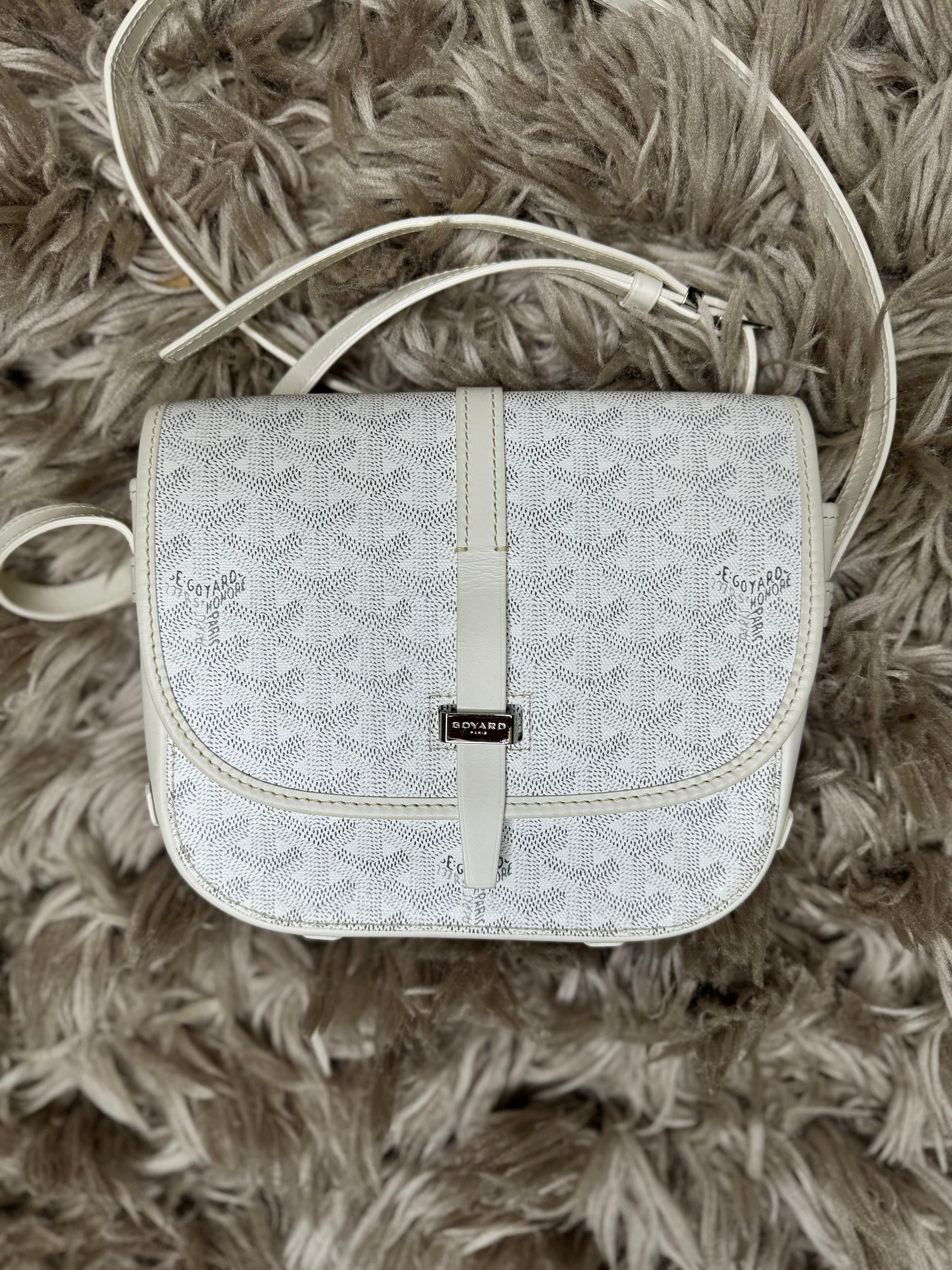 GOYARD Belvedere white