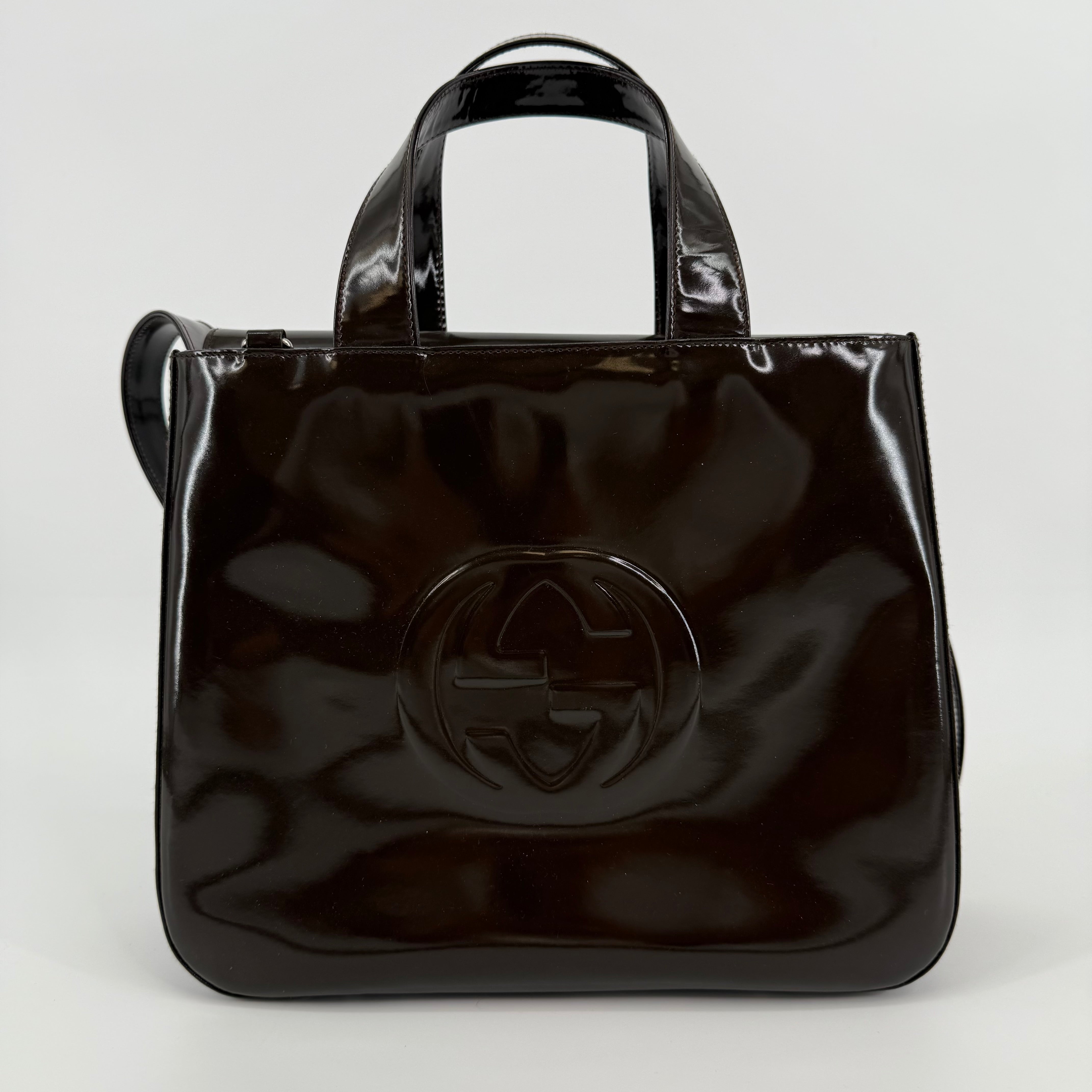 GUCCI Patent Leather HandBag