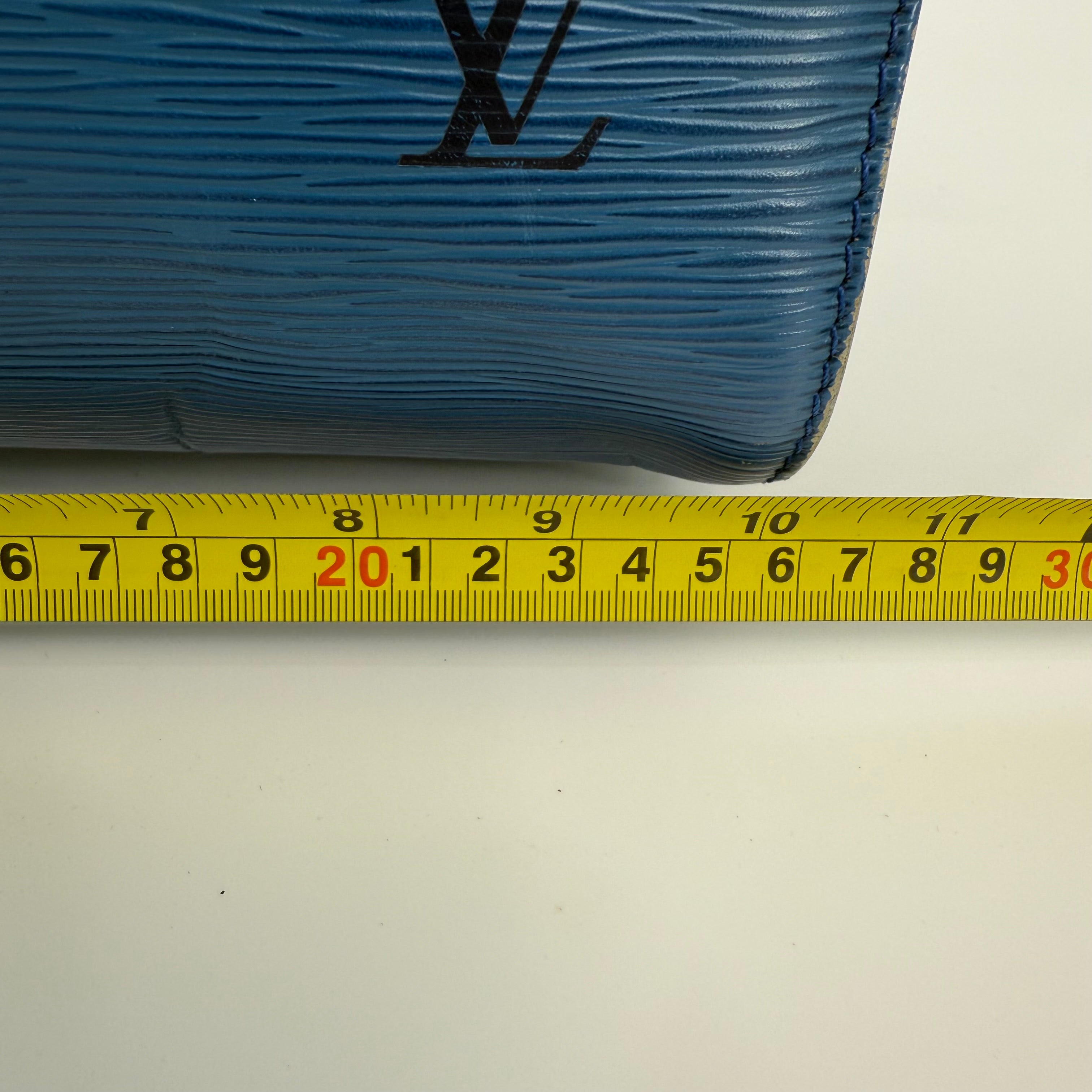 Louis Vuitton Epi Blue Speedy 25