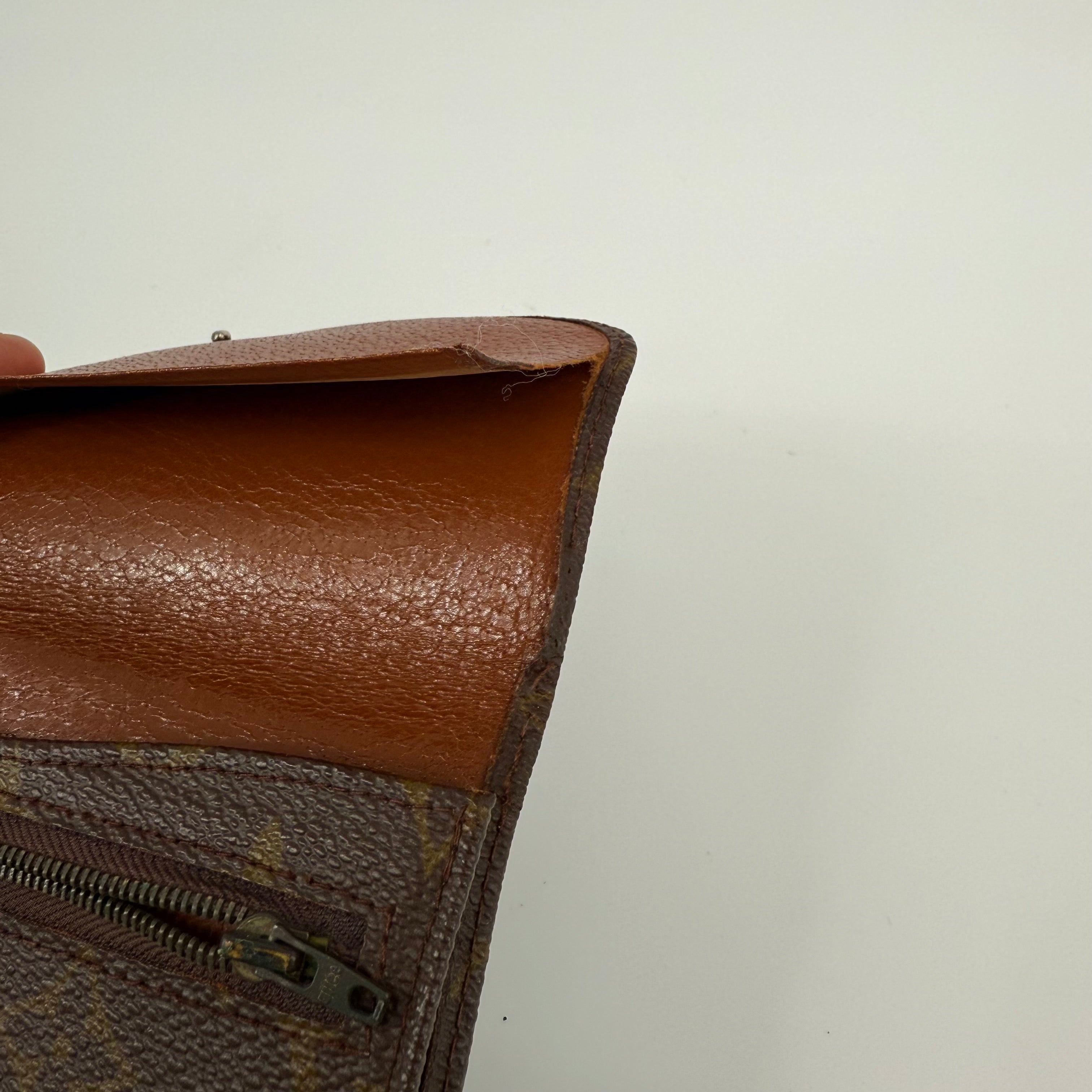 Louis Vuitton Monogram Flap Clutch