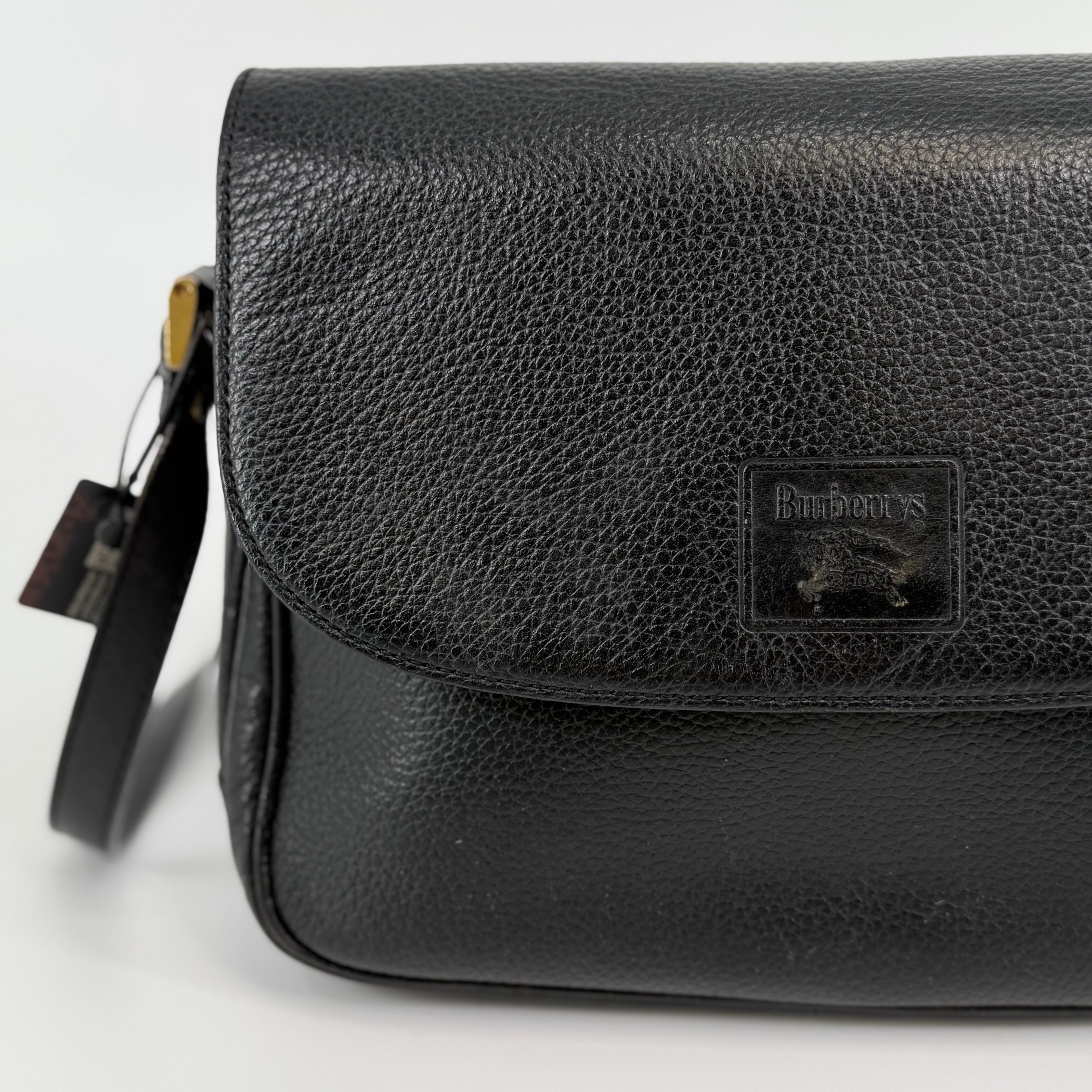 Burberry Black Nova Check Cross Body Bag
