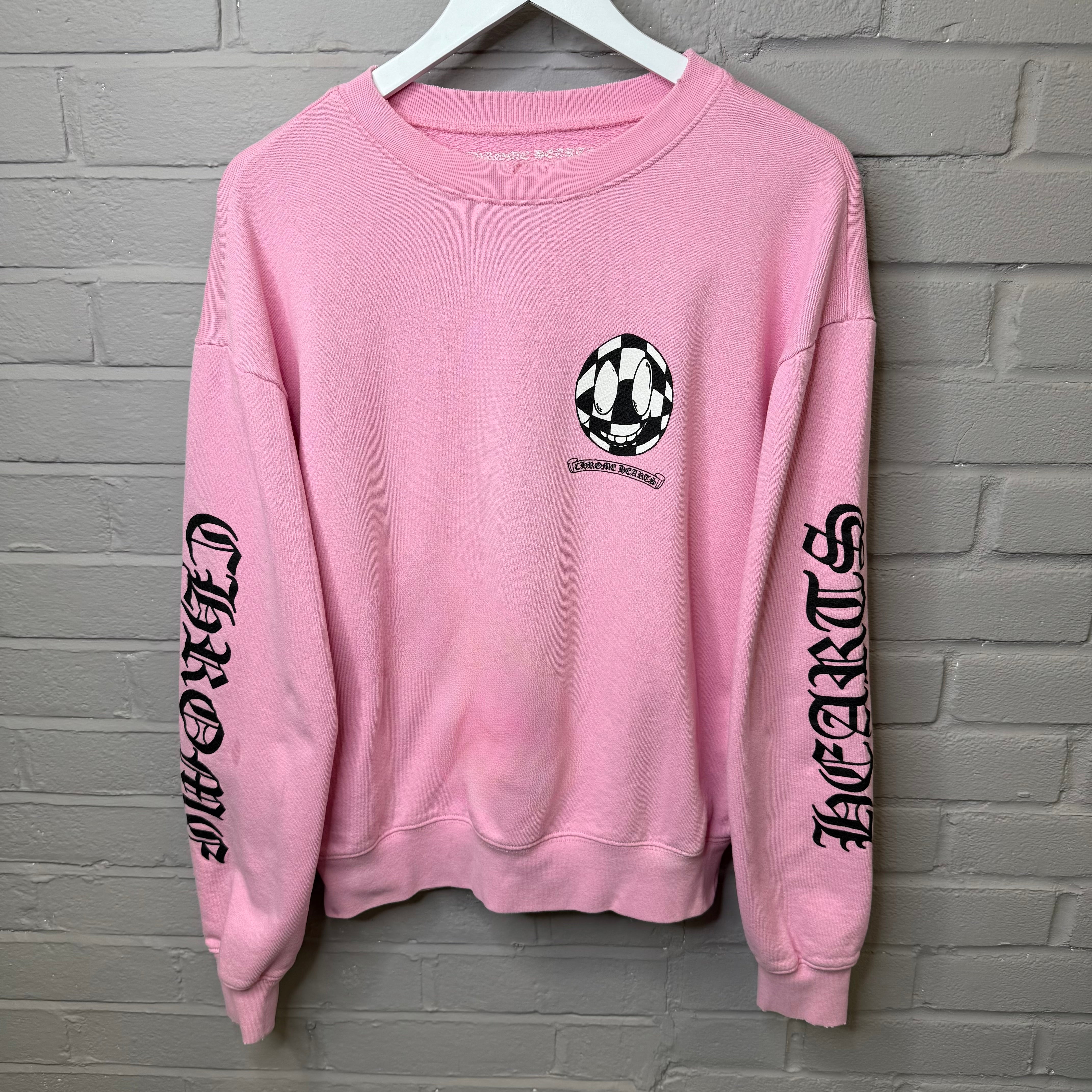 Chrome Hearts Matty Boy Vanity Affair Pink Crewneck Sweatshirt Medium