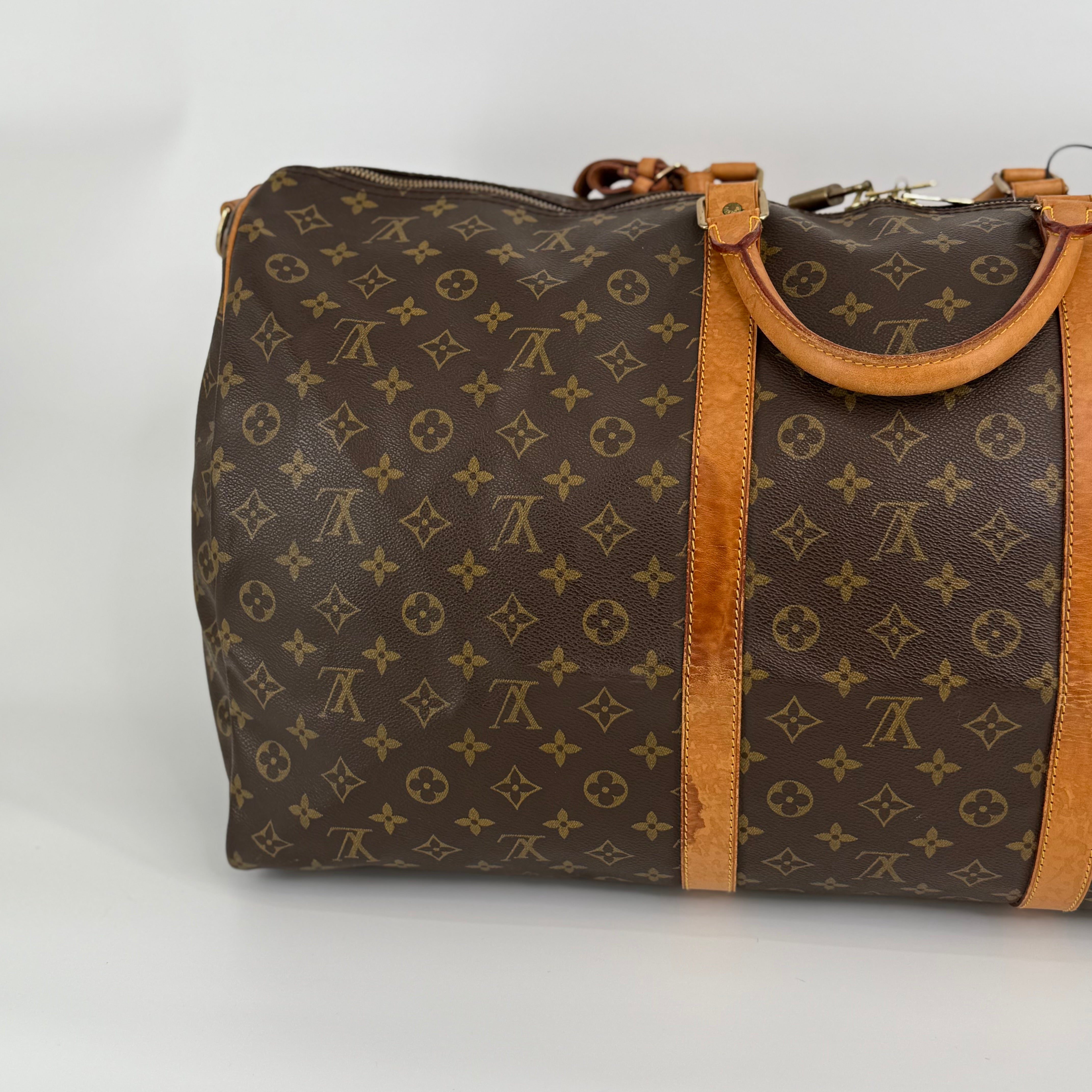 Louis Vuitton Monogram Keepall 60 With Strap