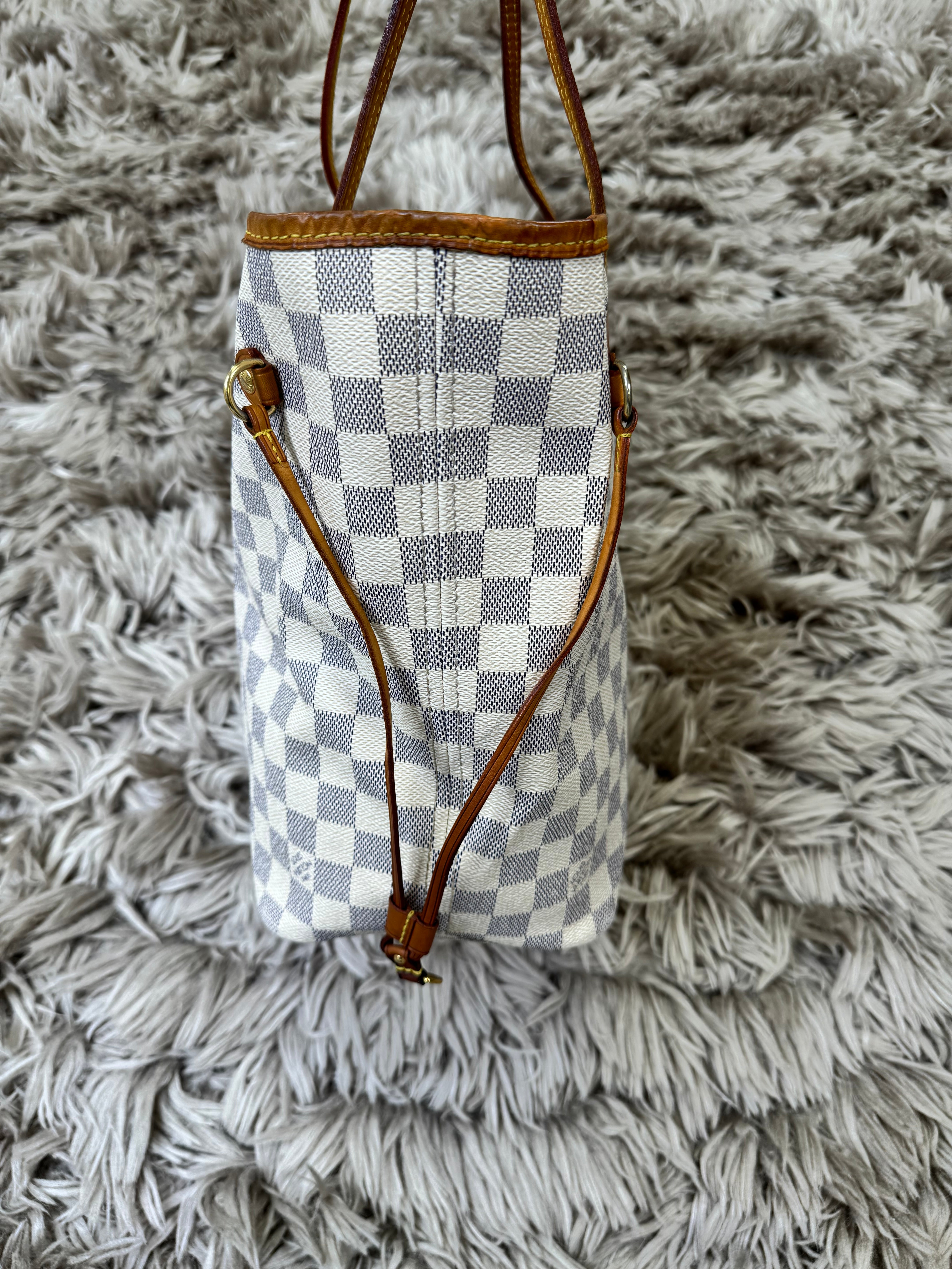 Louis Vuitton neverfull MM Damier azur