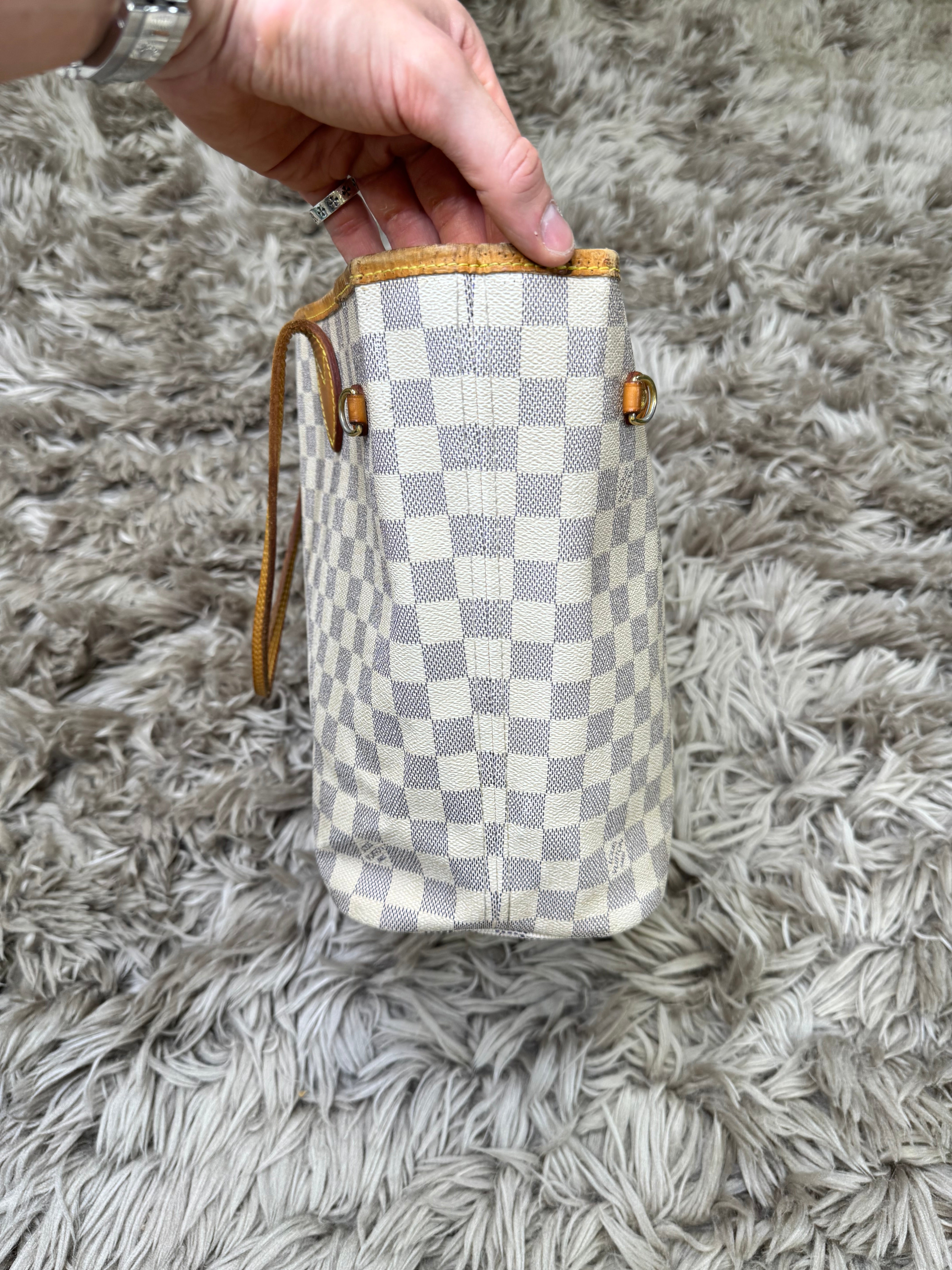 Louis Vuitton neverfull MM Damier azur