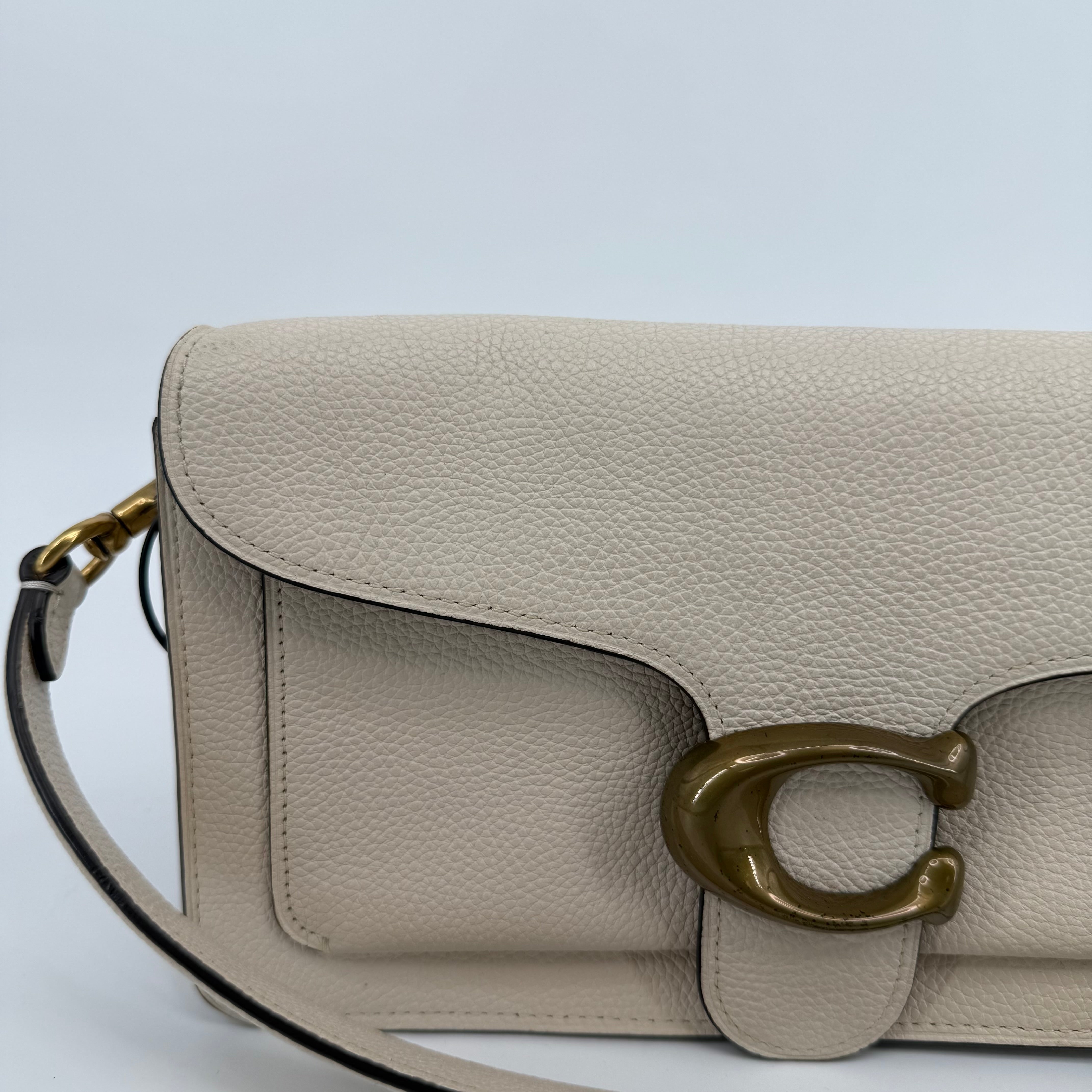 Coach Chalk White Tabby 26 Shoulder Bag