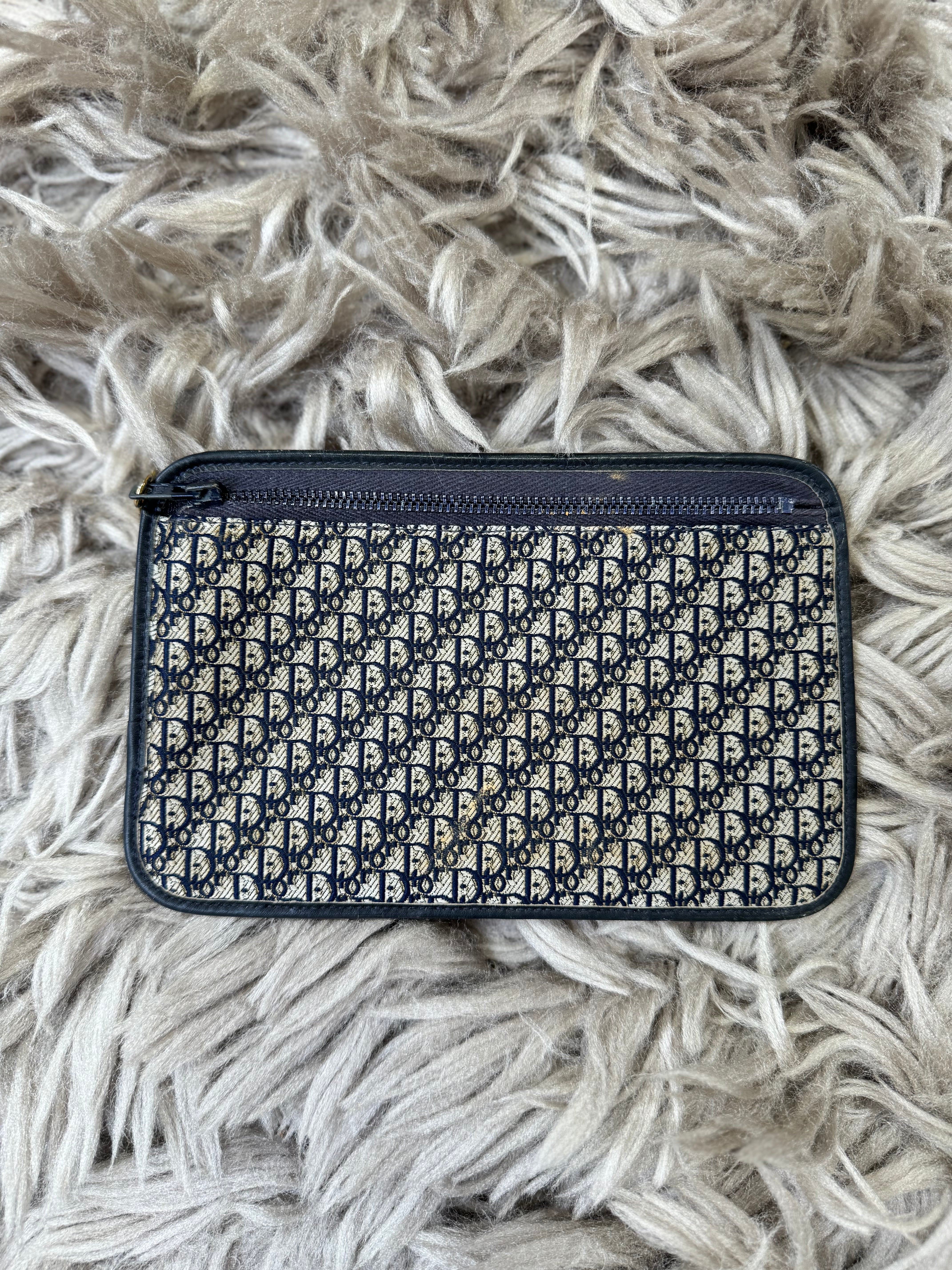 Dior zip pouch