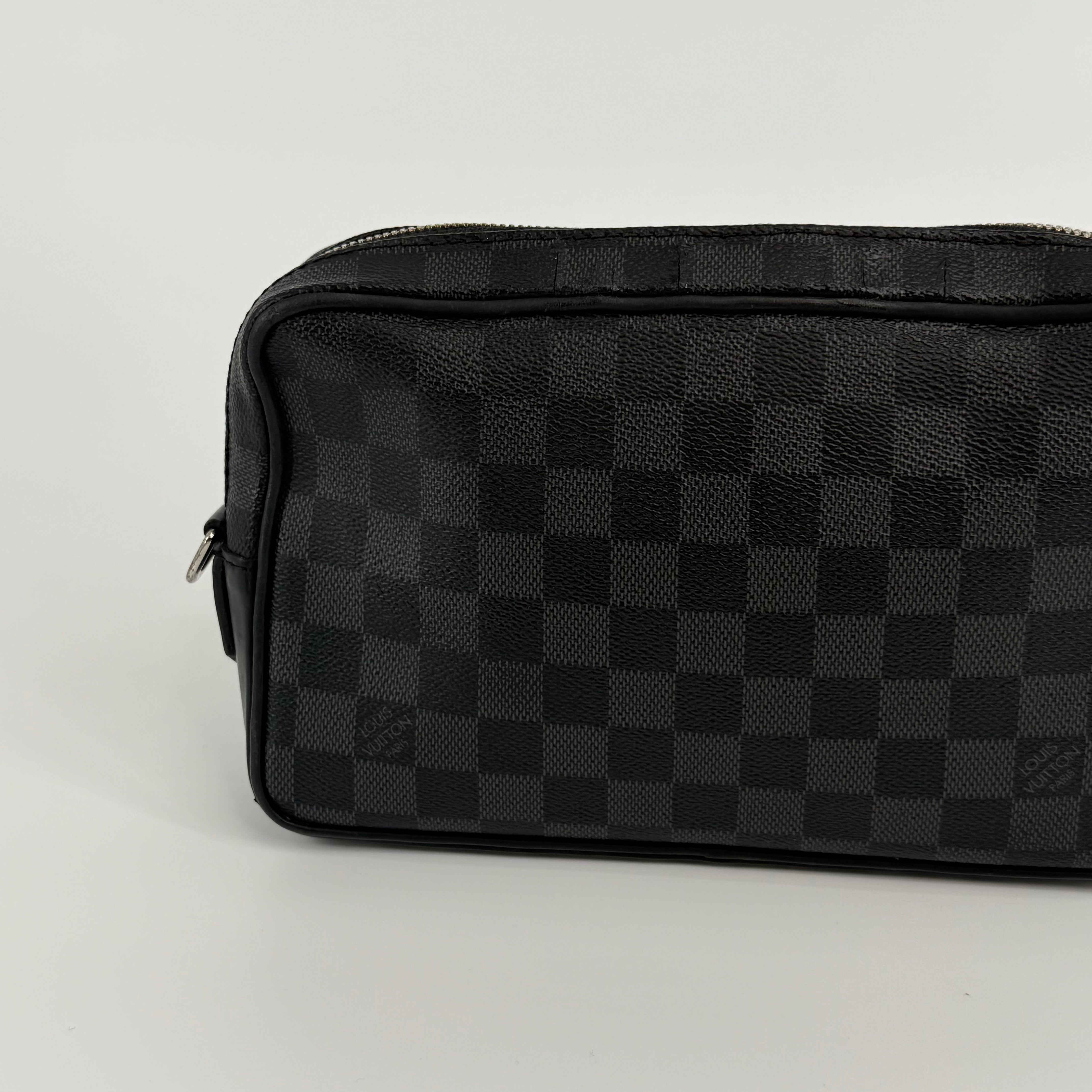 Louis Vuitton Damier Graphite Kasai Clutch Bag