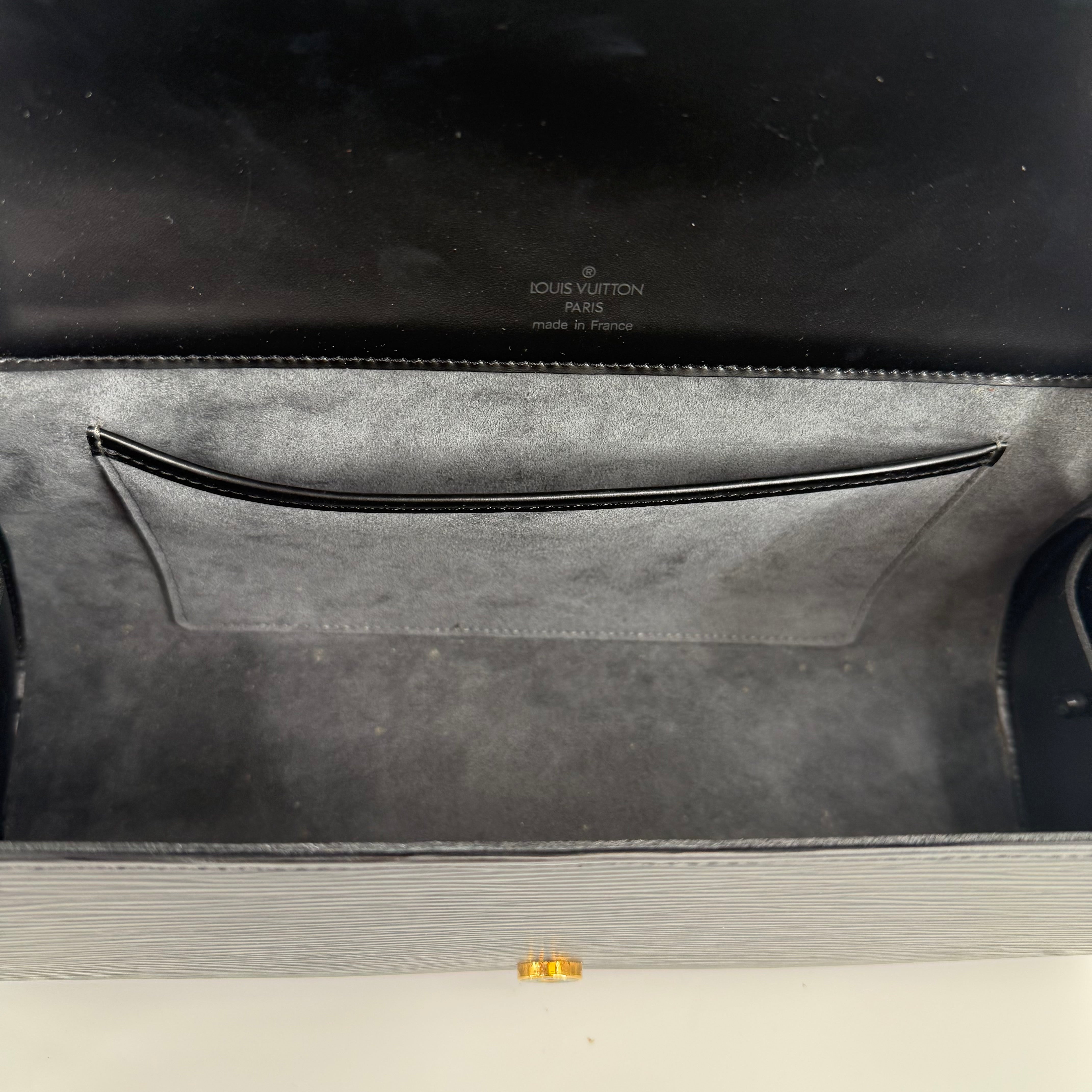 Louis Vuitton Black Epi Nocturne Handbag