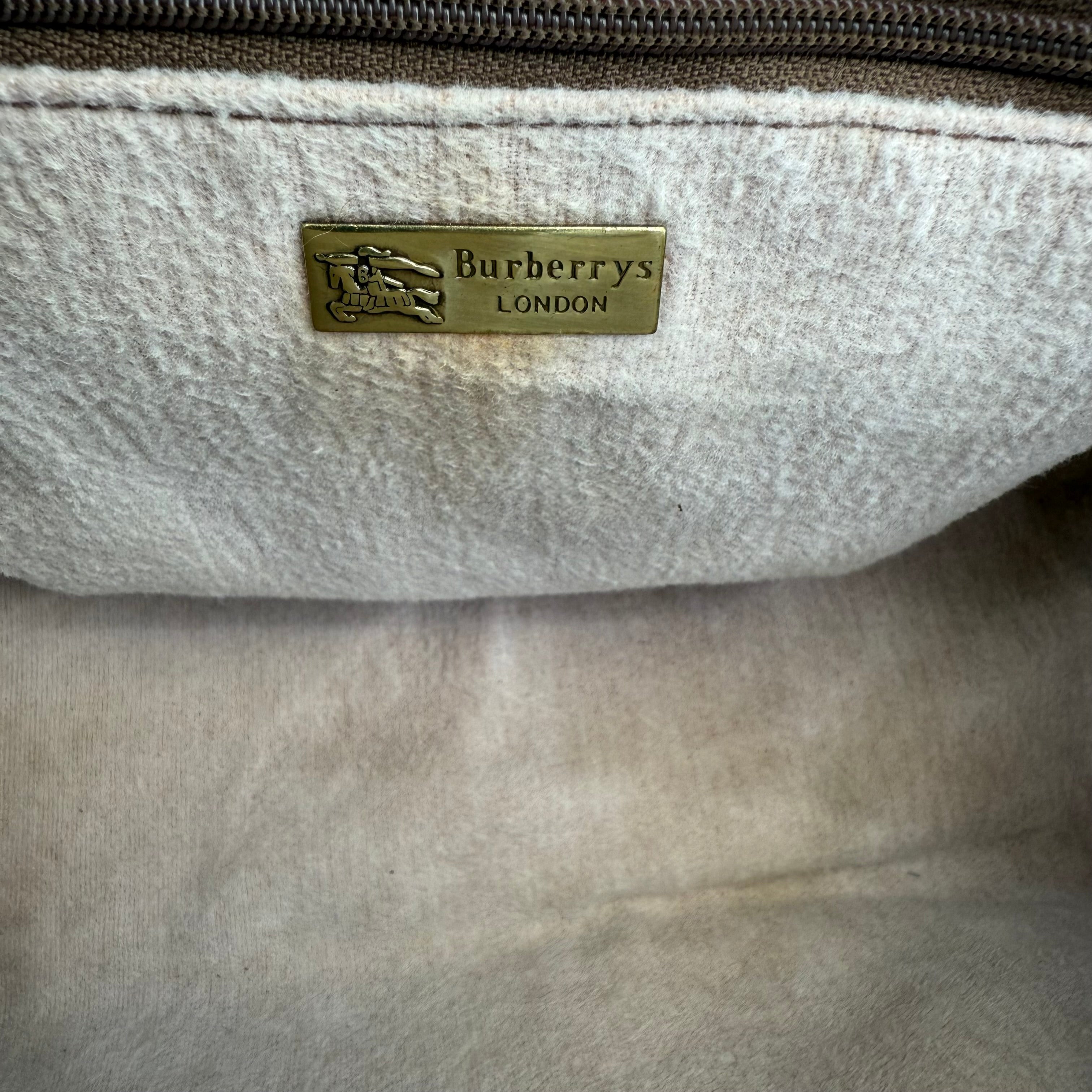 Burberry Nova Check Boston Bag