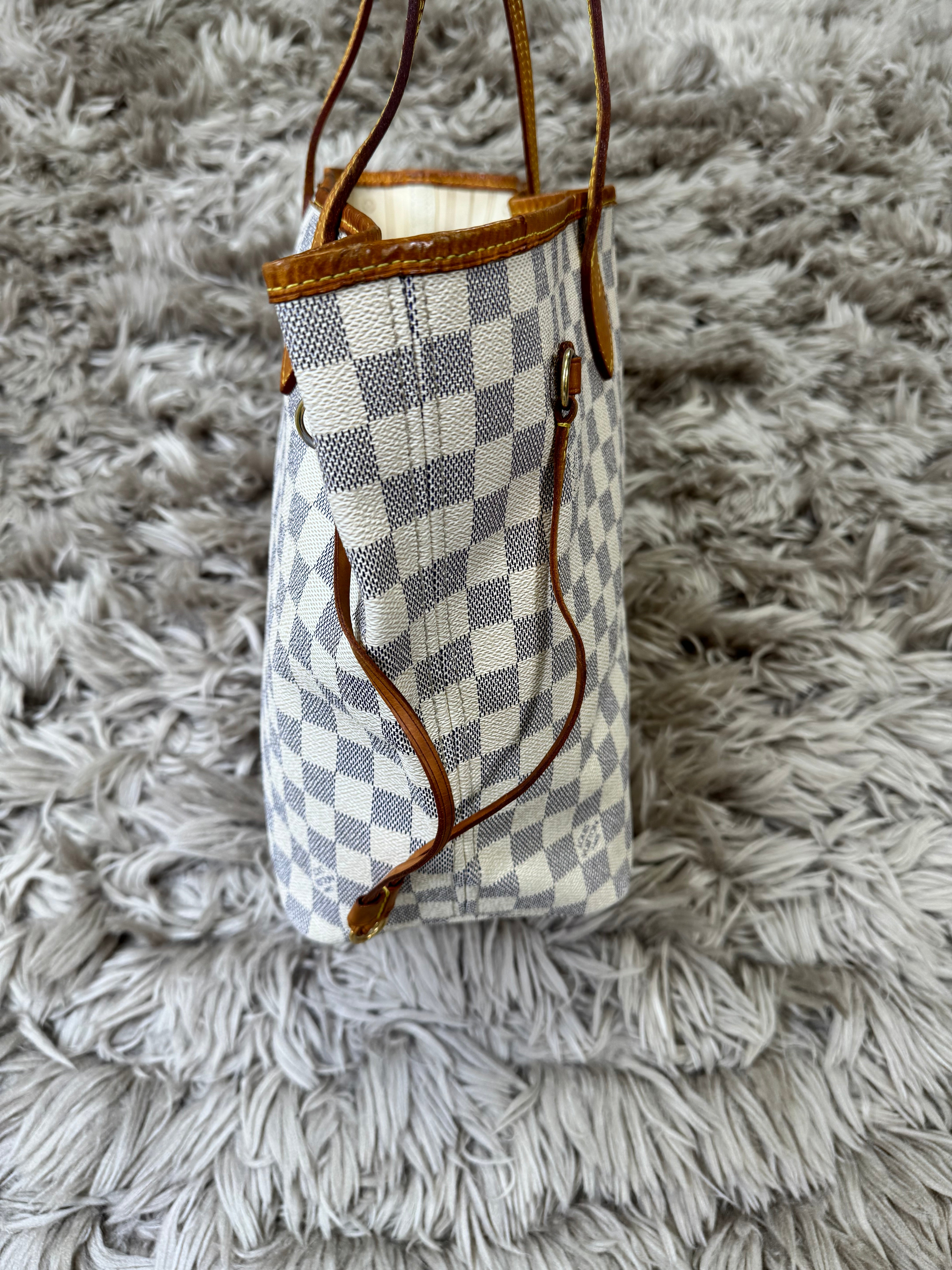 Louis Vuitton neverfull MM Damier azur