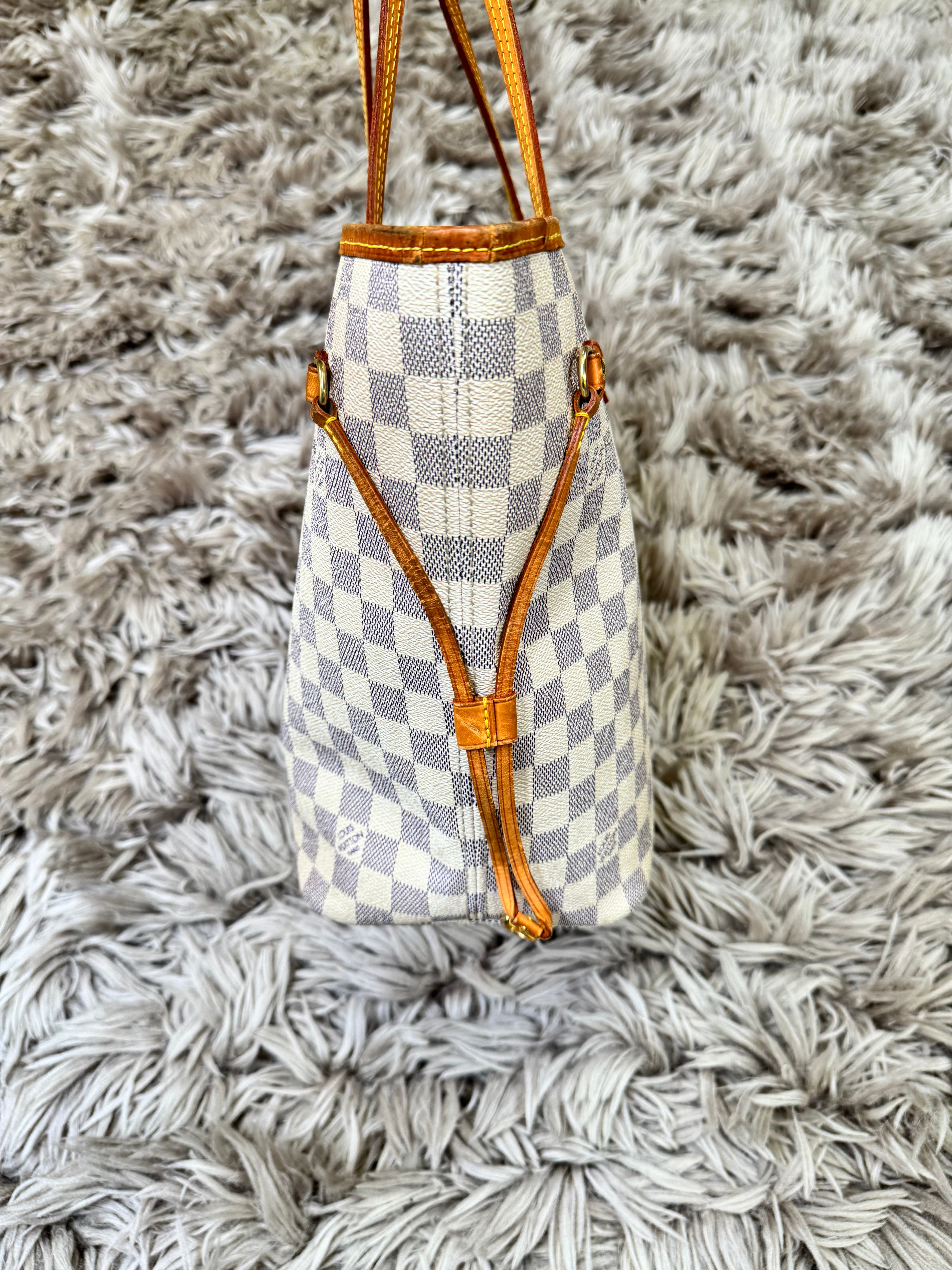 Louis Vuitton neverfull MM Damier azur