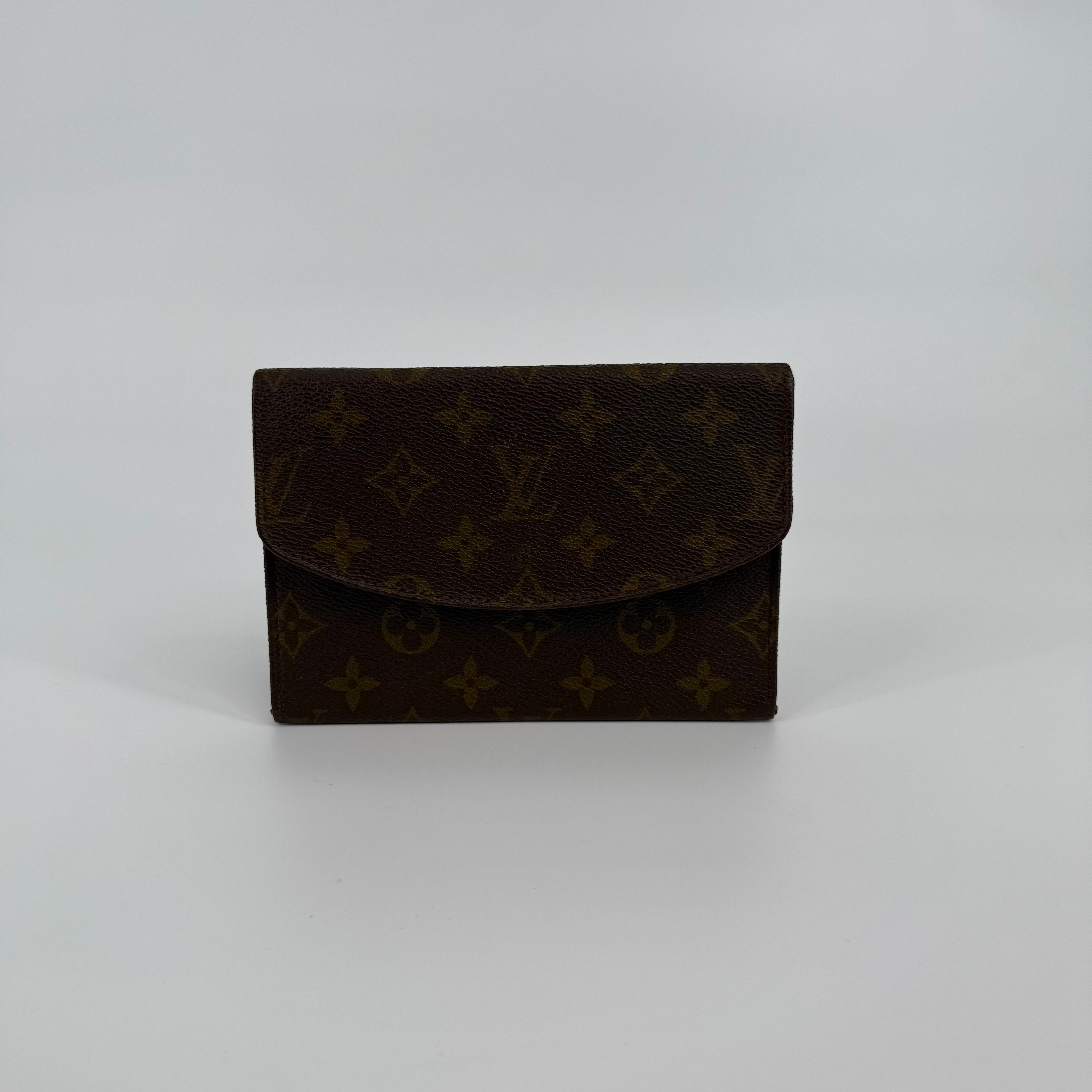 Louis Vuitton Monogram Flap Clutch