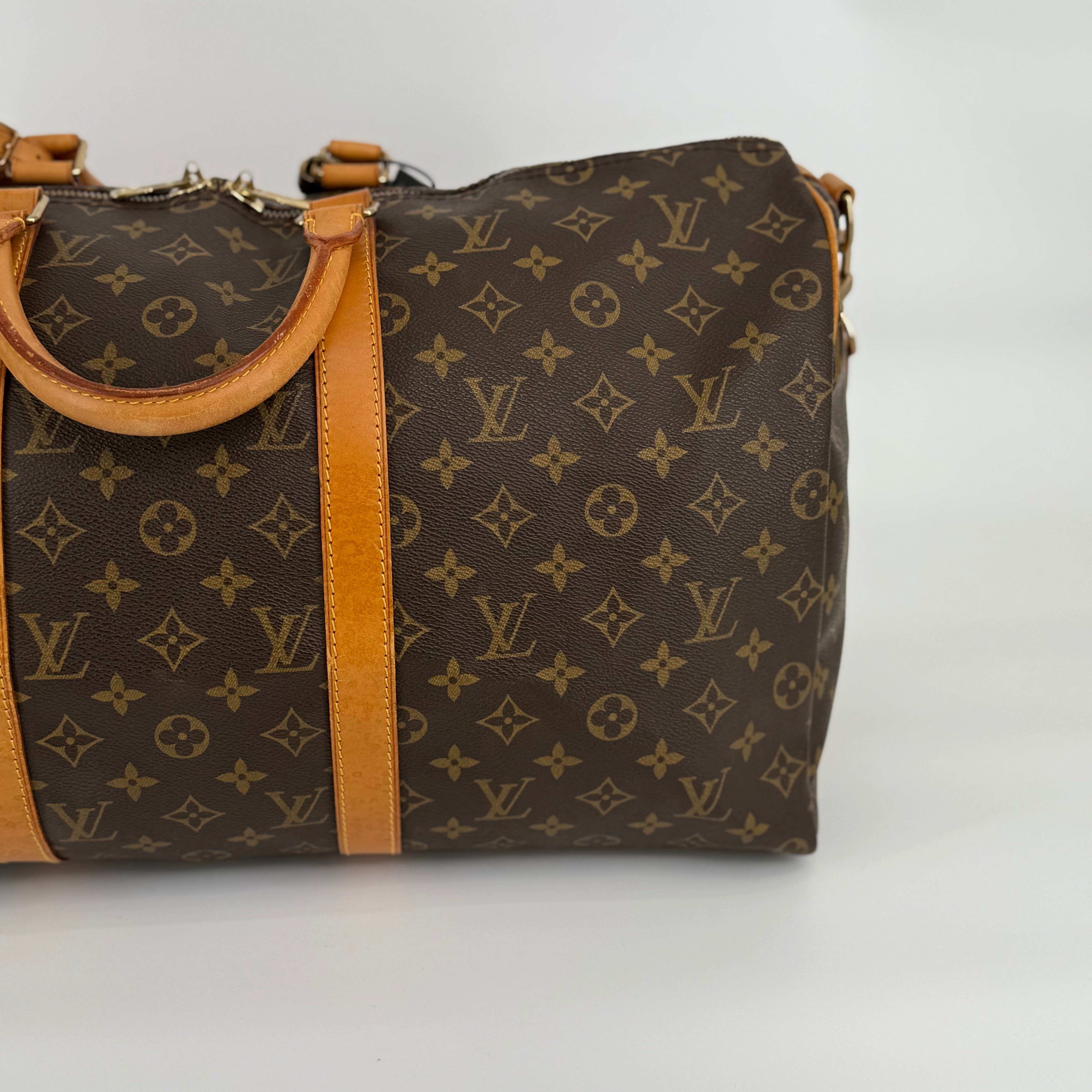 Louis Vuitton Monogram Keepall 50 With Strap