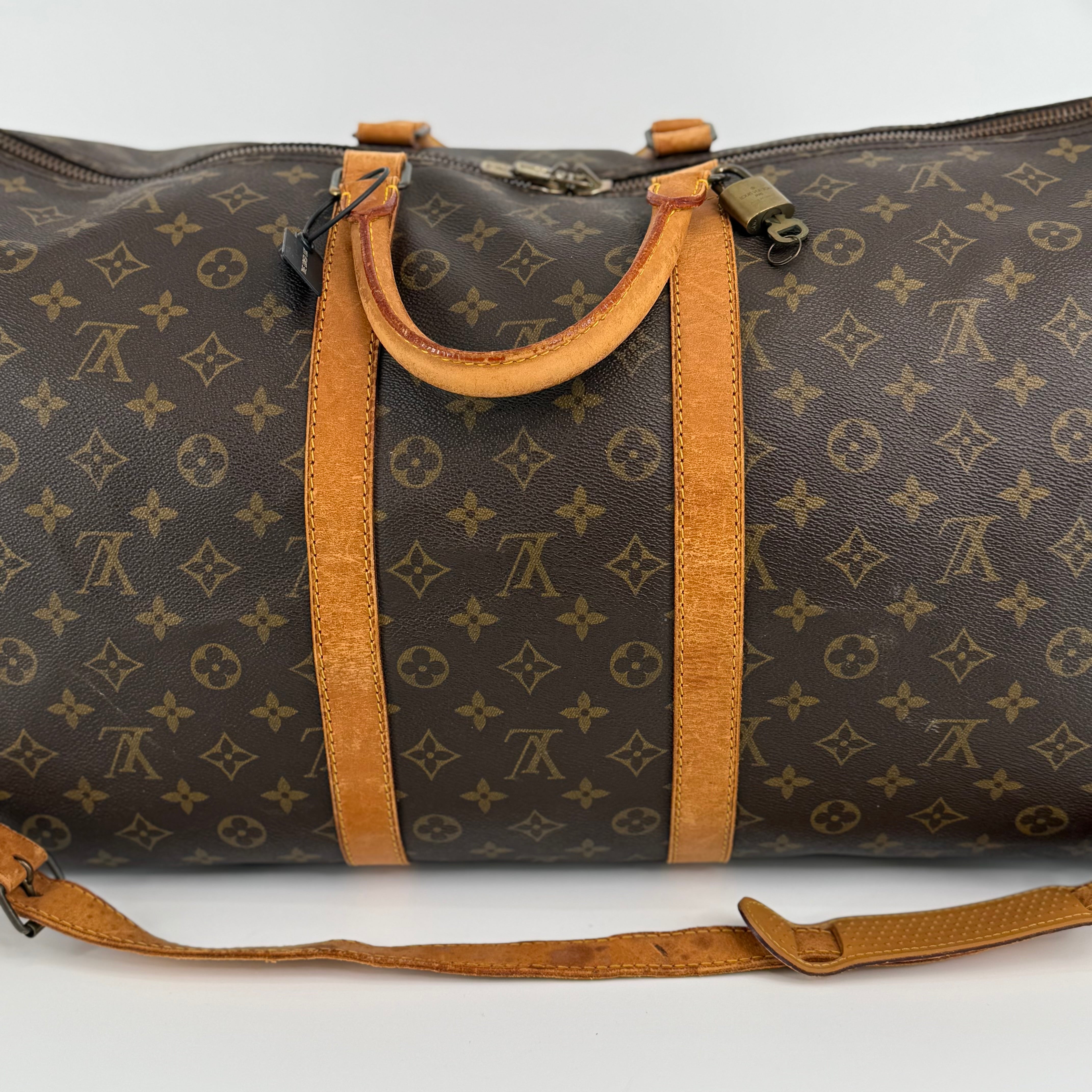 Louis Vuitton Monogram Keepall 55 With Strap